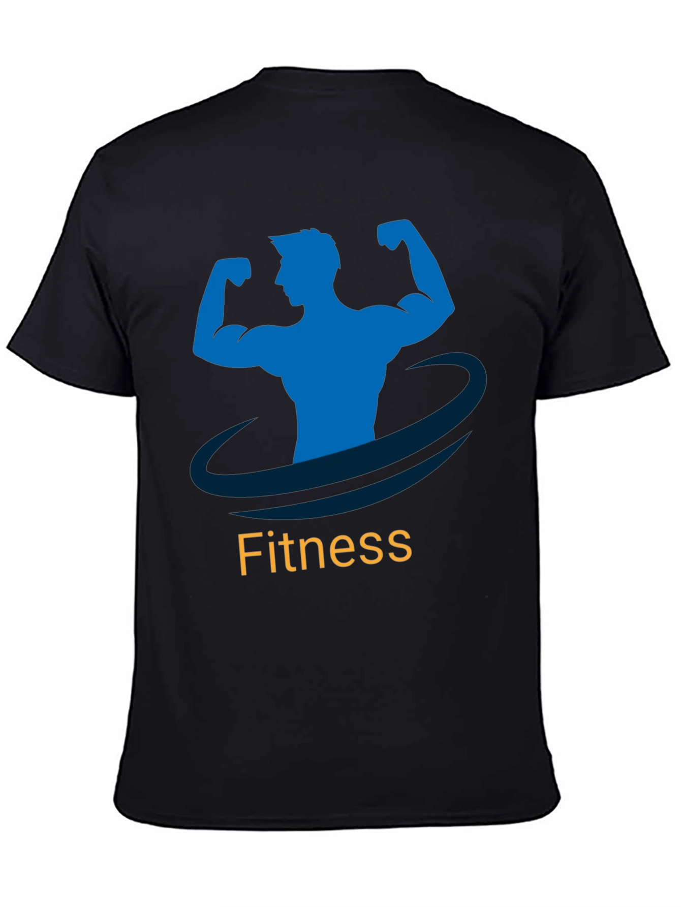 Fitness Graphic Tee - Mens Black T-Shirt