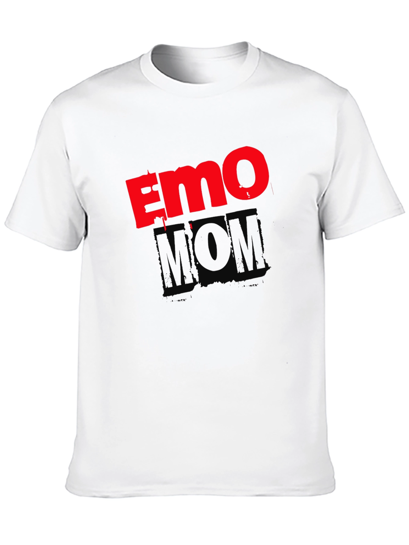 Emo Mom Black Graphic T-Shirt