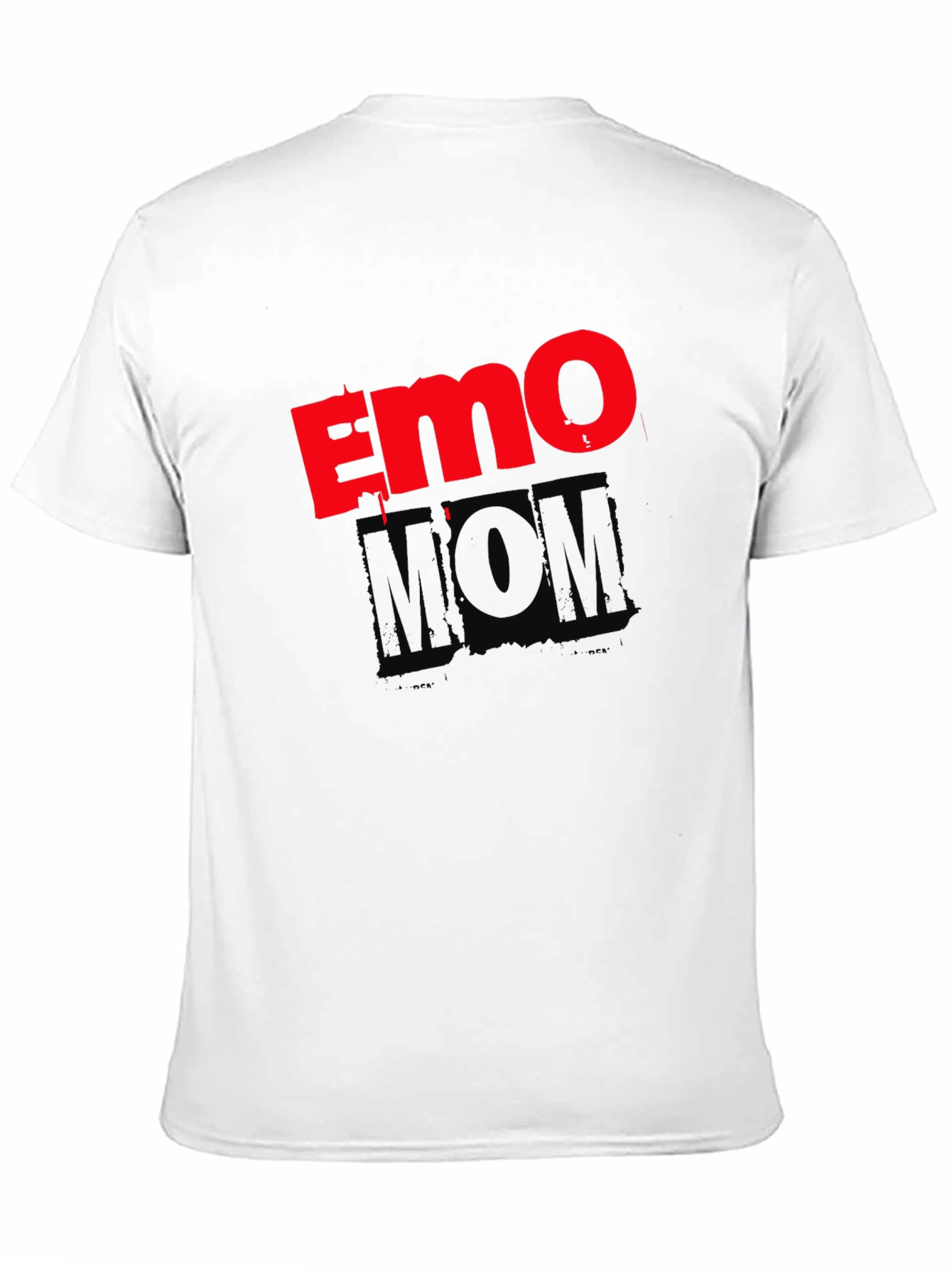 Emo Mom Black Graphic T-Shirt