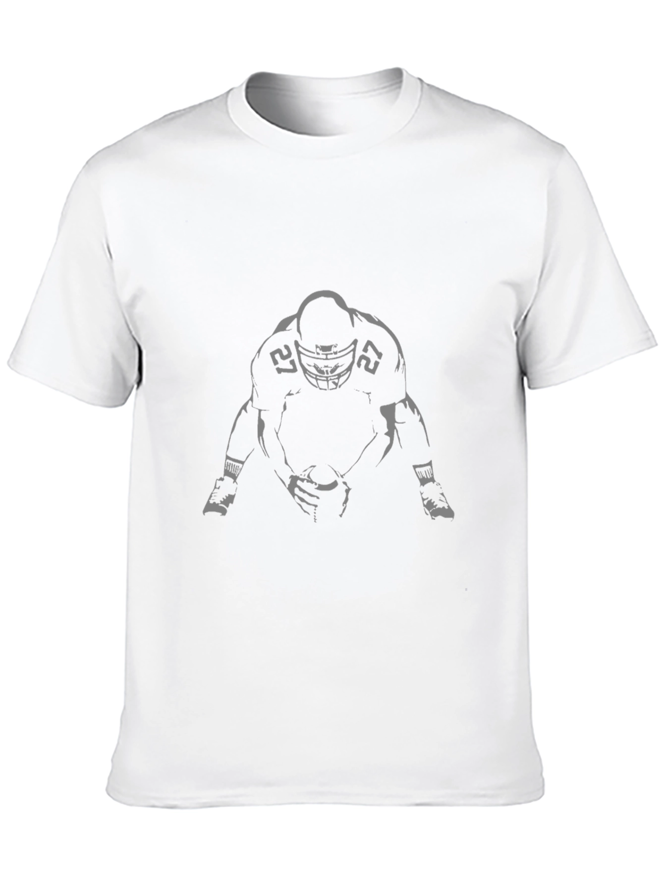 Football Player Graphic T-Shirt
