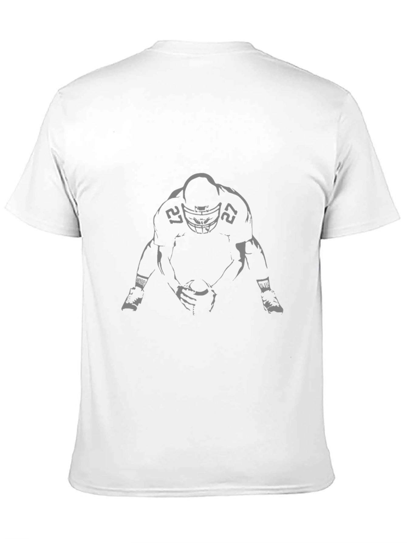 Football Player Graphic T-Shirt