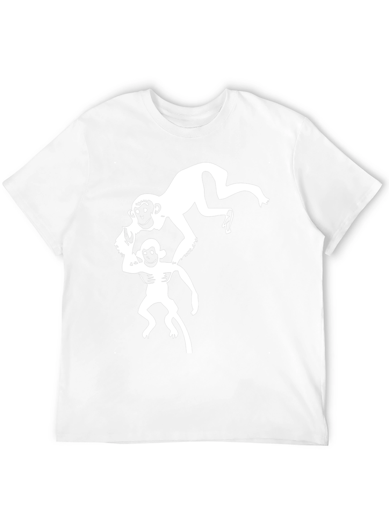 Monkey Graphic Tee: Fun Black T-Shirt