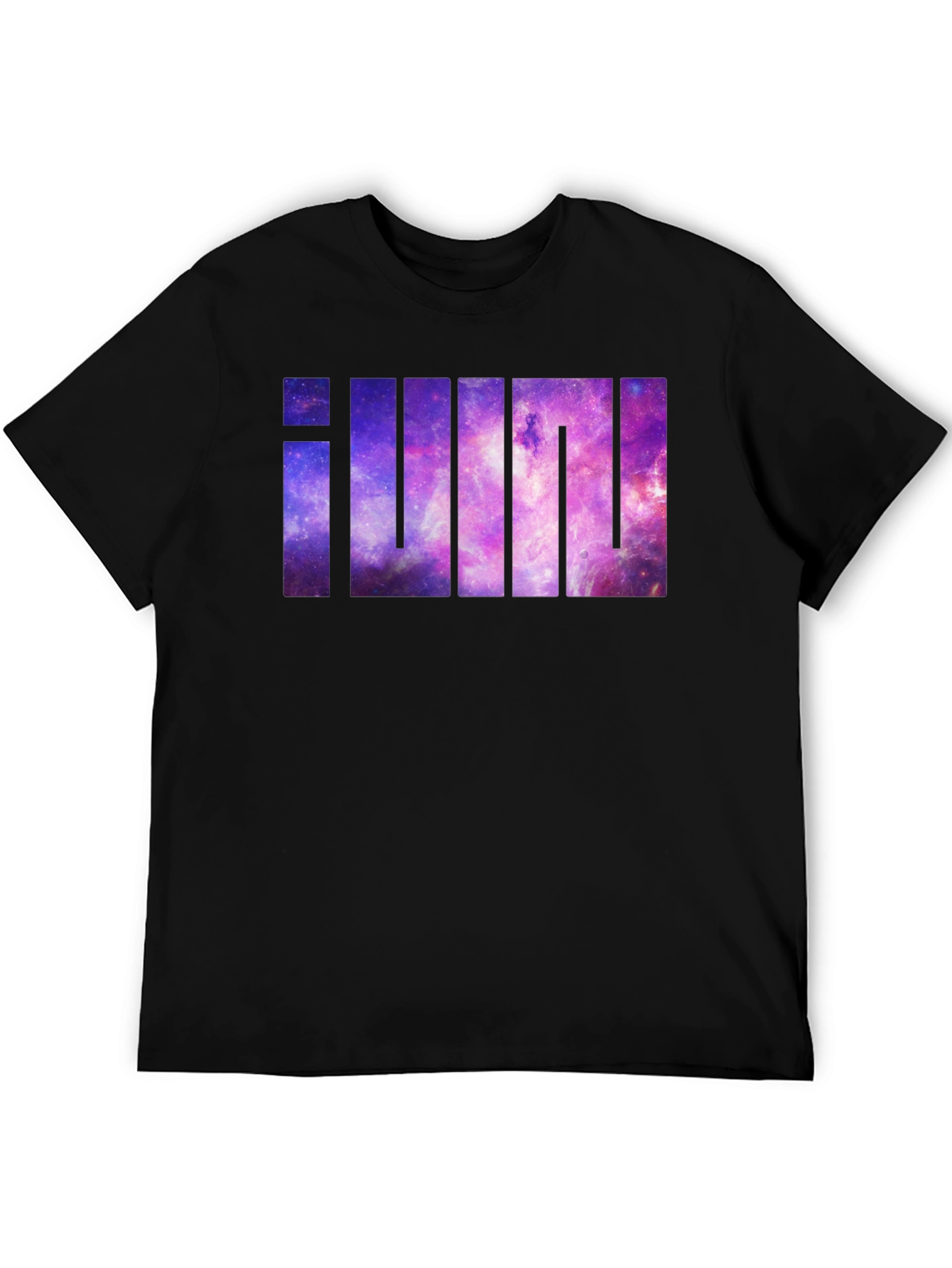 Galaxy iUm Graphic T-Shirt - Modern Black Tee