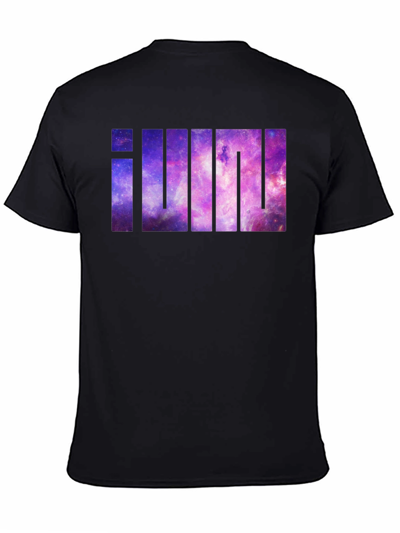 Galaxy iUm Graphic T-Shirt - Modern Black Tee