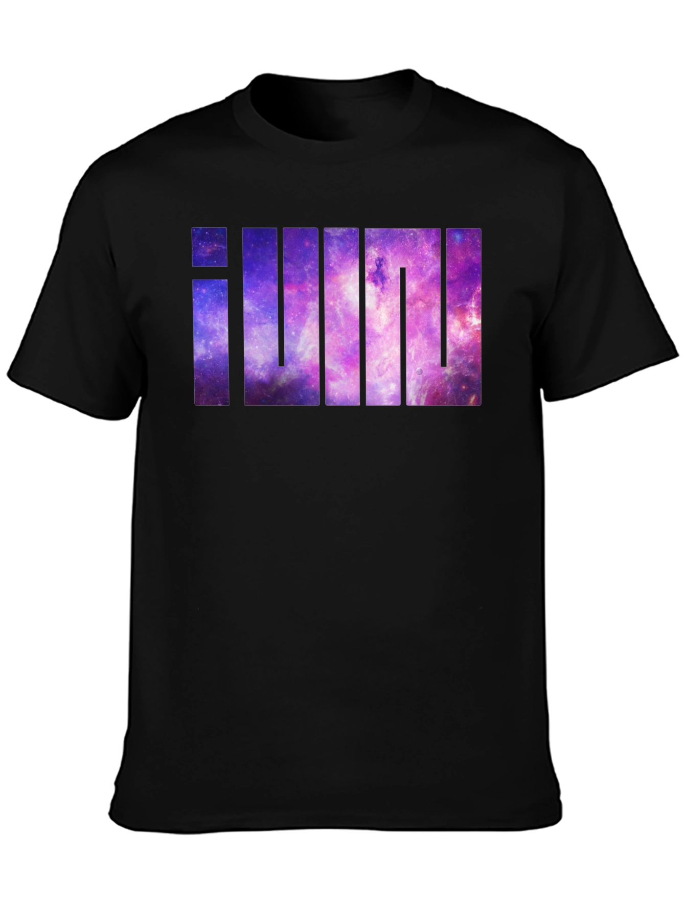 Galaxy iUm Graphic T-Shirt - Modern Black Tee