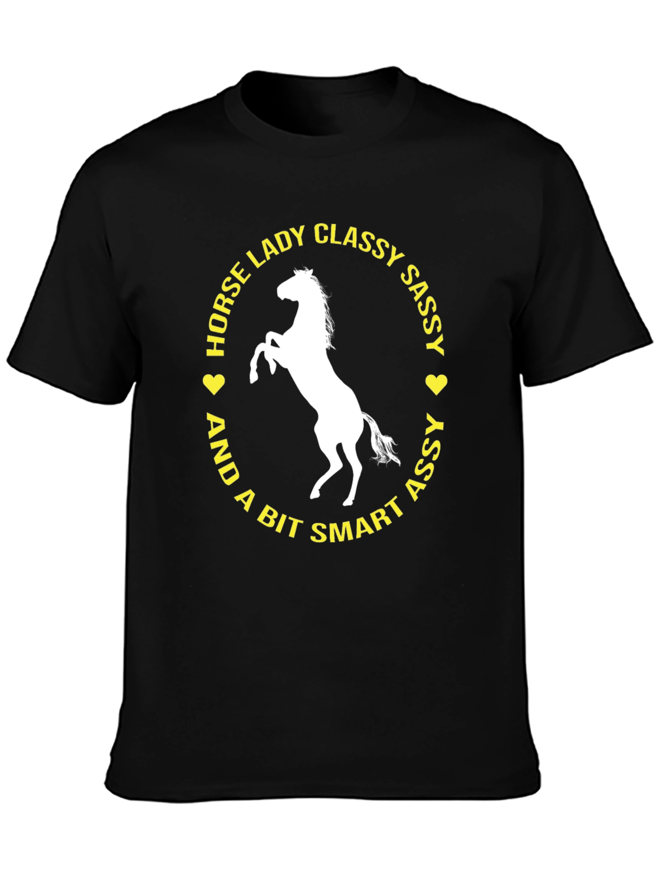 Horse Lady Classy Sassy Graphic T-Shirt