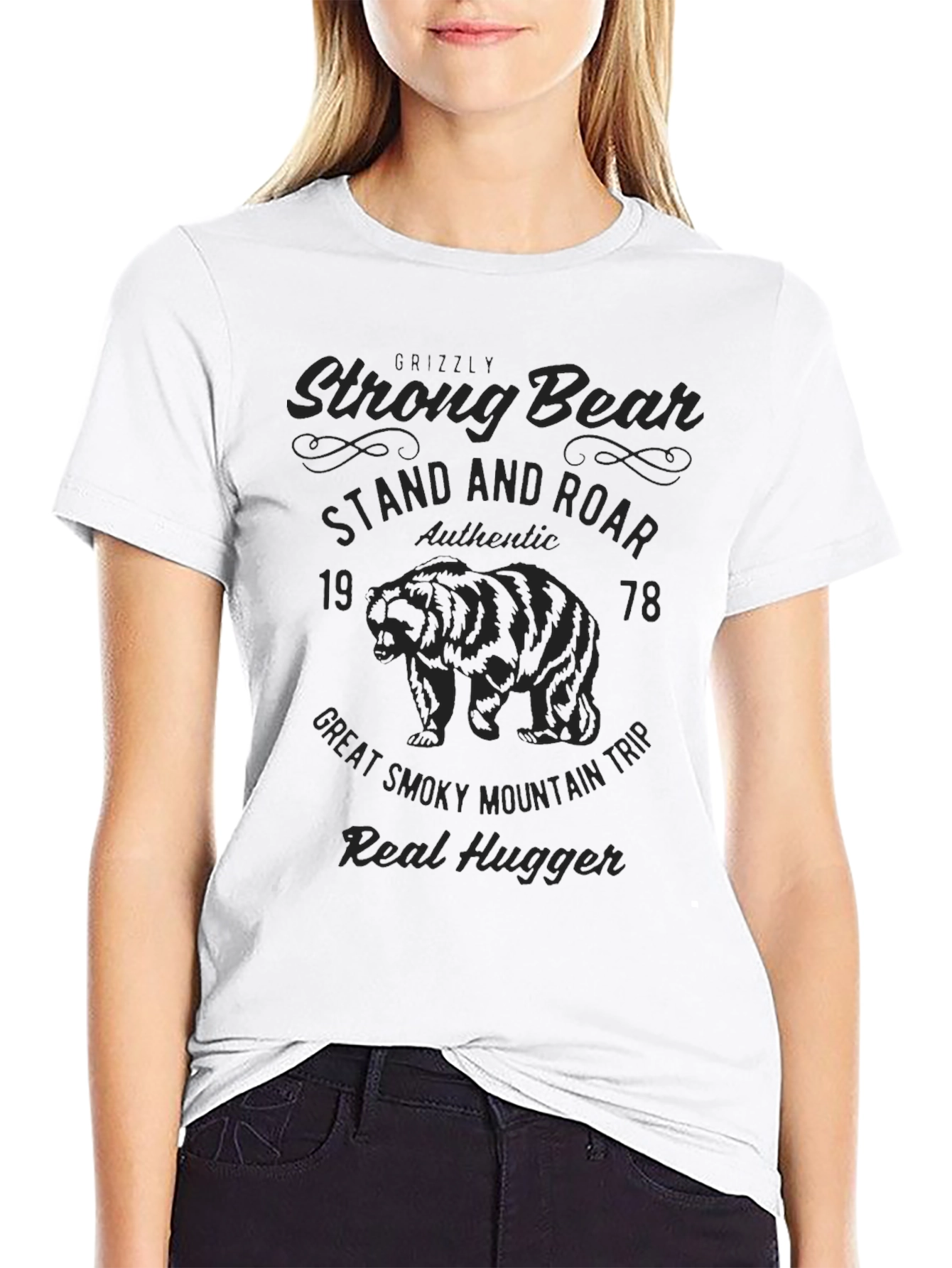 Strong Bear Graphic Tee - Smoky Mountain Trip