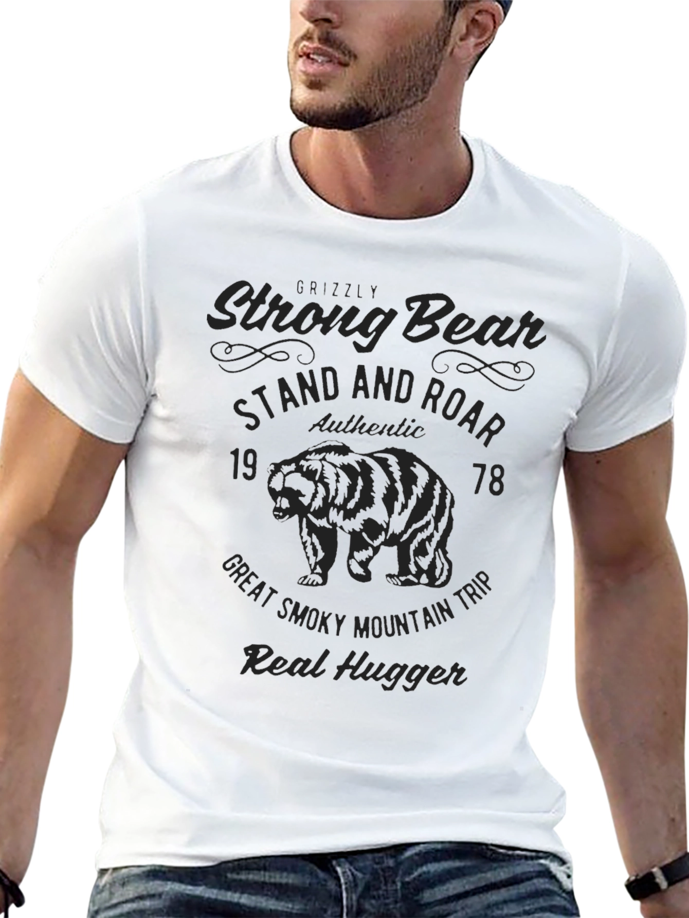 Strong Bear Graphic Tee - Smoky Mountain Trip