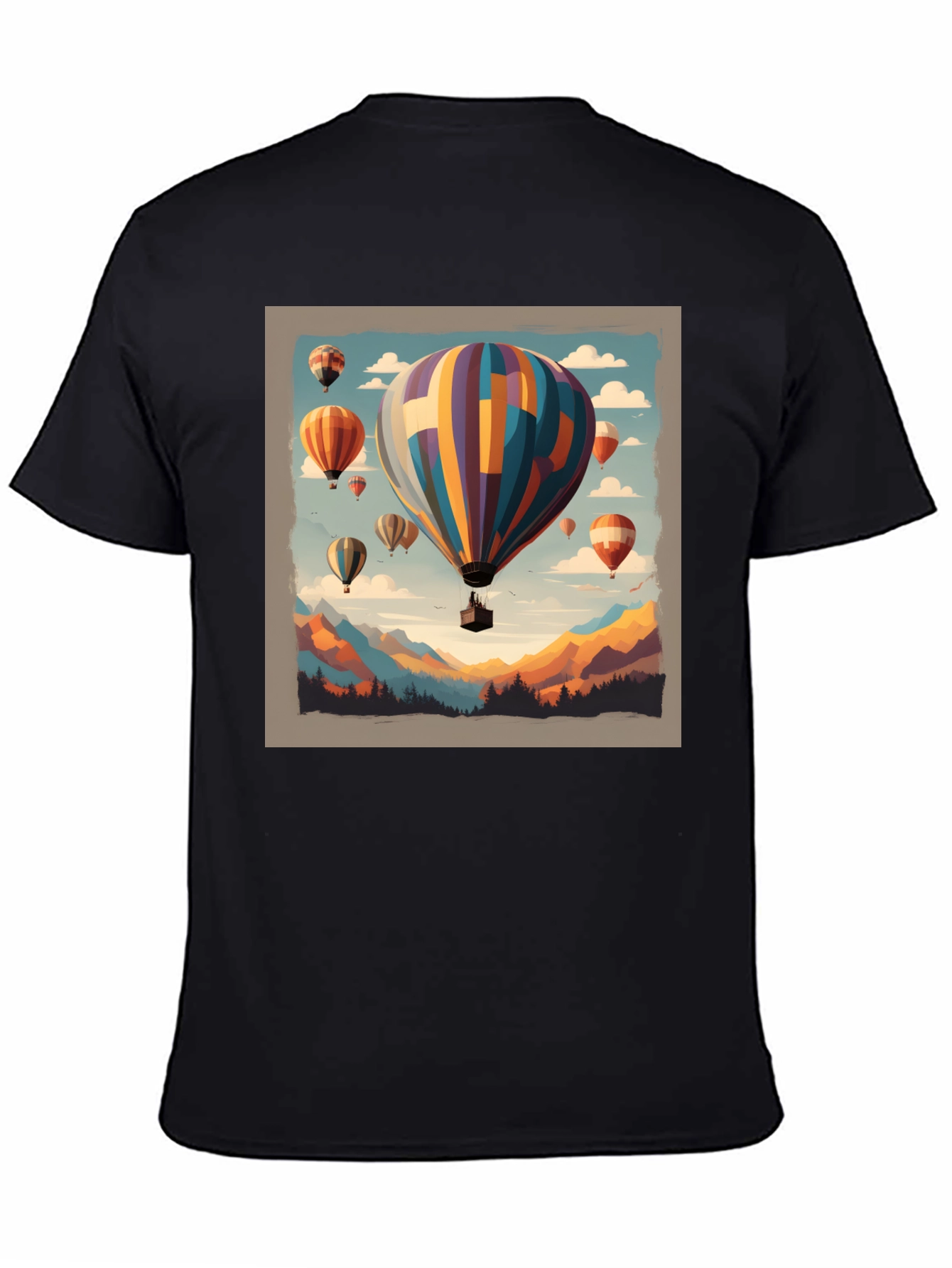Hot Air Balloon Graphic Tee
