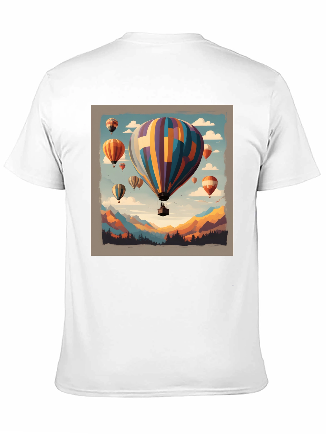 Hot Air Balloon Graphic Tee