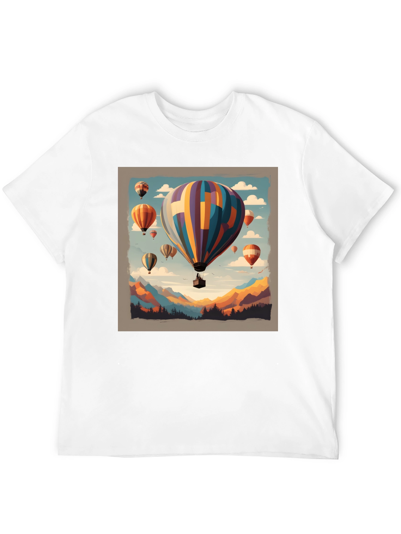 Hot Air Balloon Graphic Tee