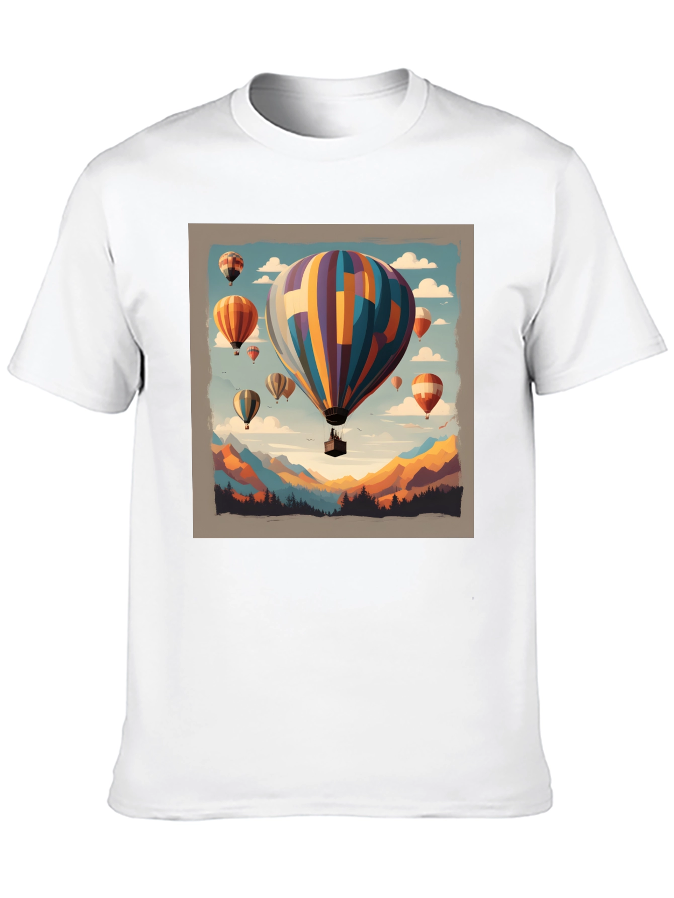 Hot Air Balloon Graphic Tee