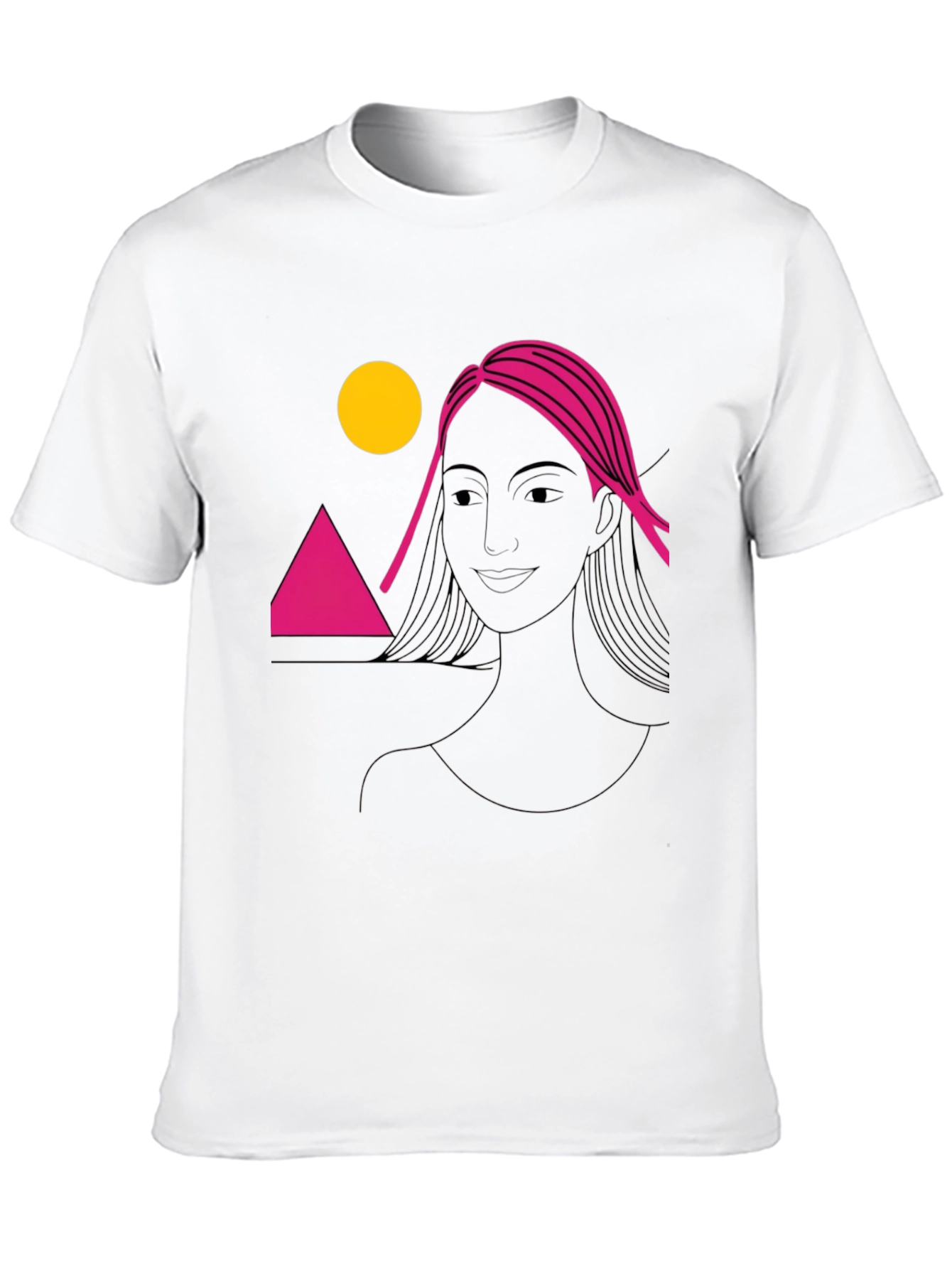 Geometric Sunset Graphic Tee