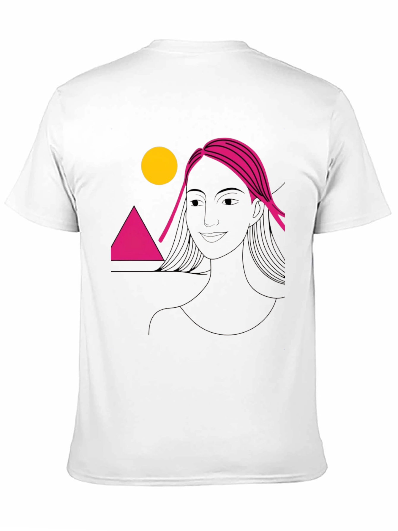 Geometric Sunset Graphic Tee