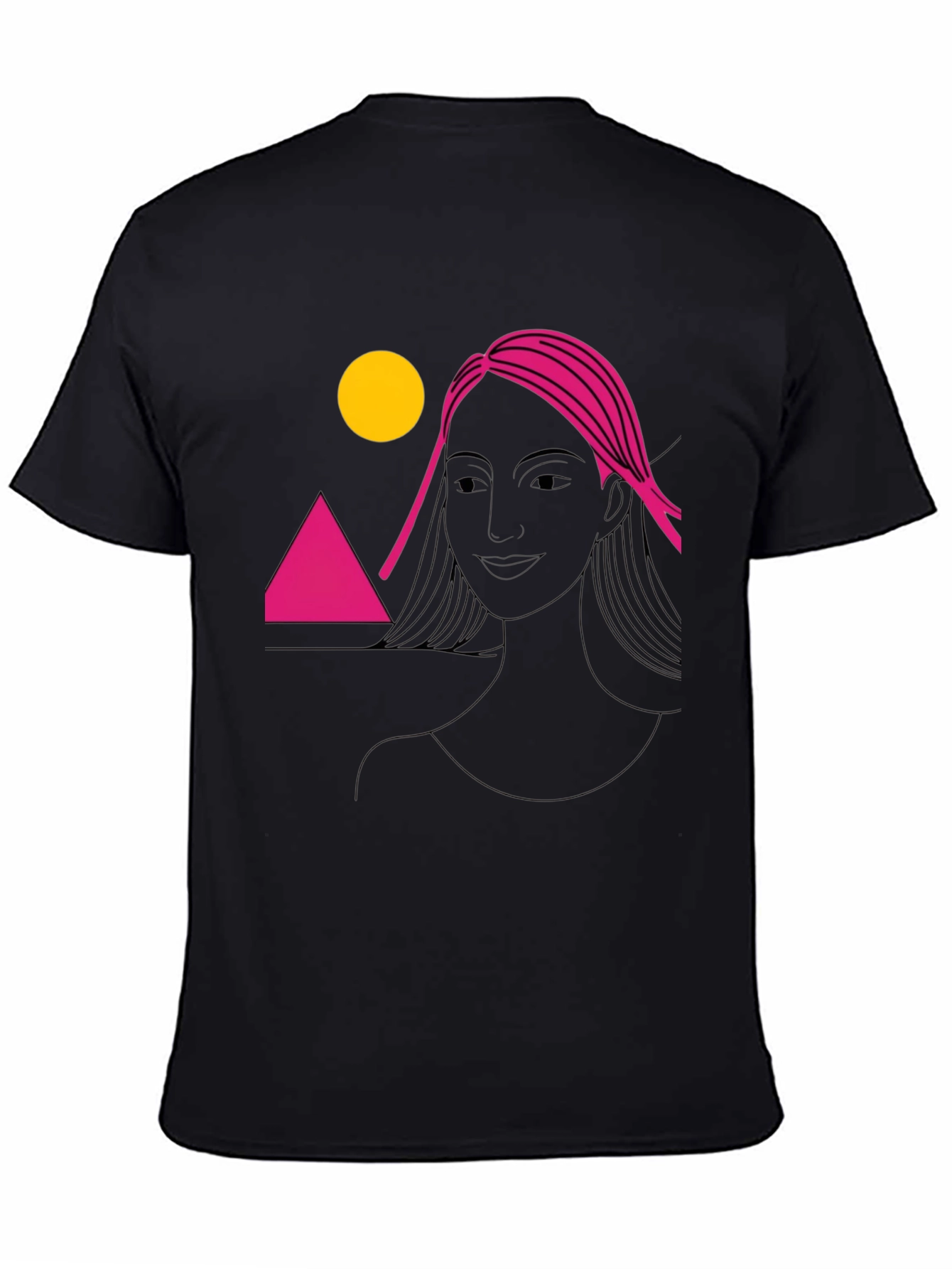 Geometric Sunset Graphic Tee