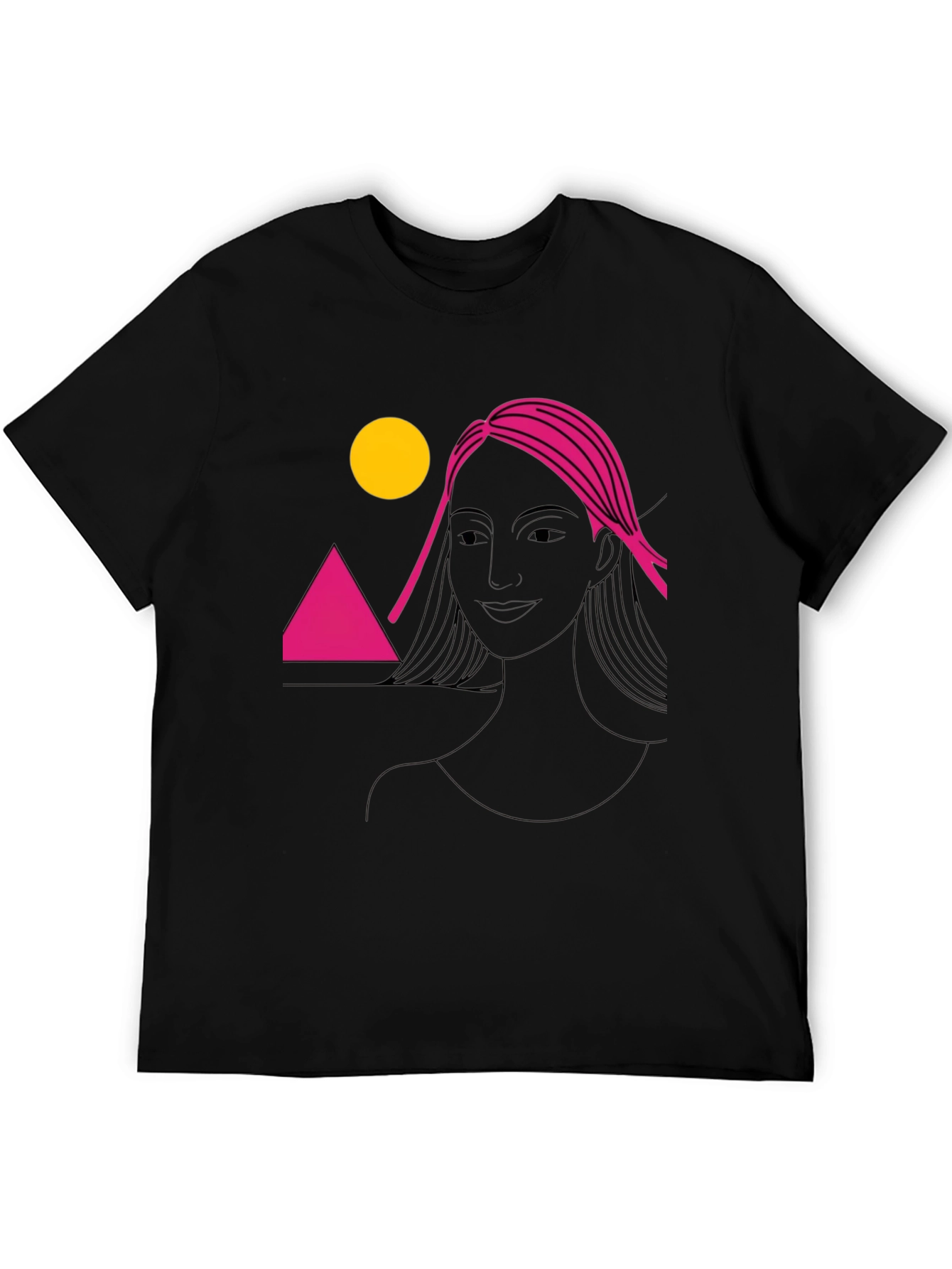 Geometric Sunset Graphic Tee