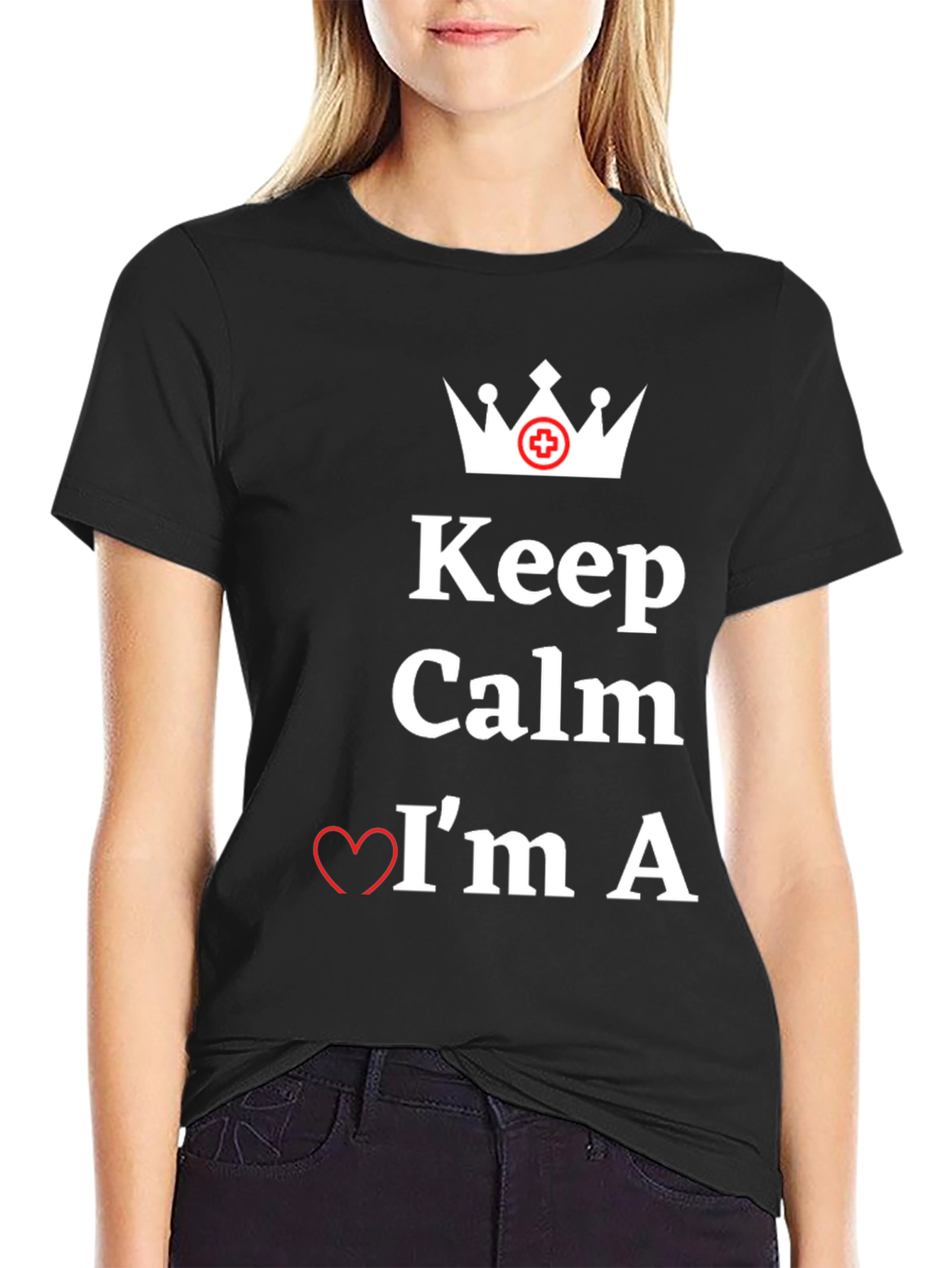 Keep Calm Im A Nurse Graphic T-Shirt