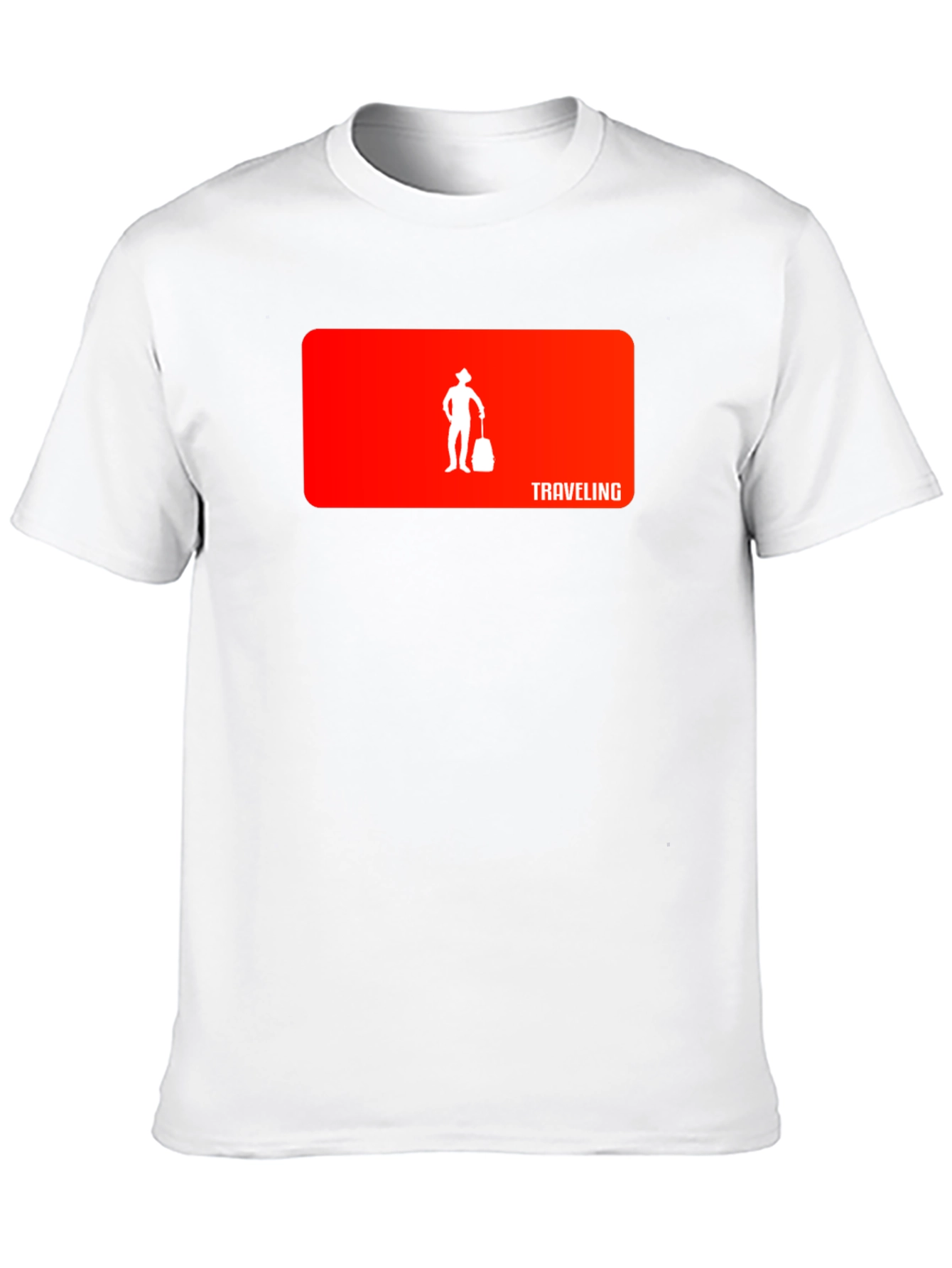 Traveling Man Graphic Tee - Black