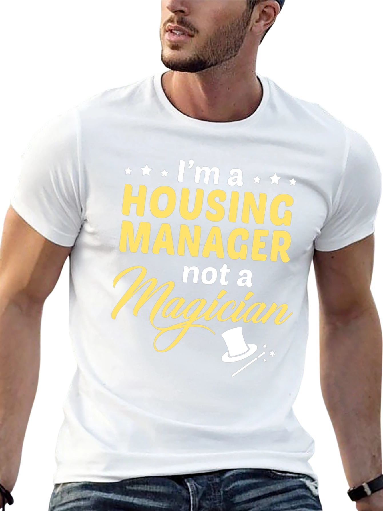 Housing Manager Not a Magician Graphic Tee