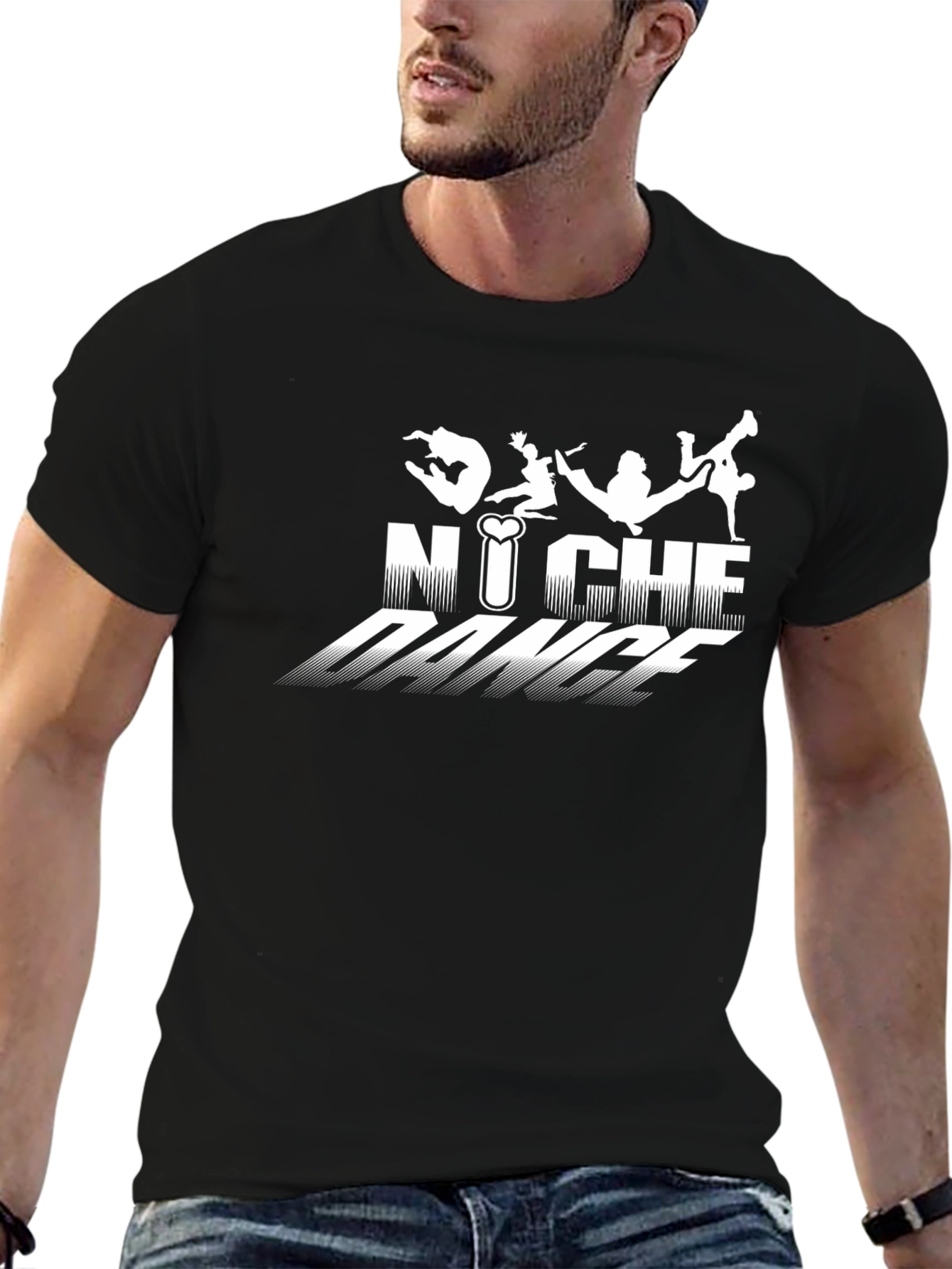 Niche Dance Black Graphic Tee