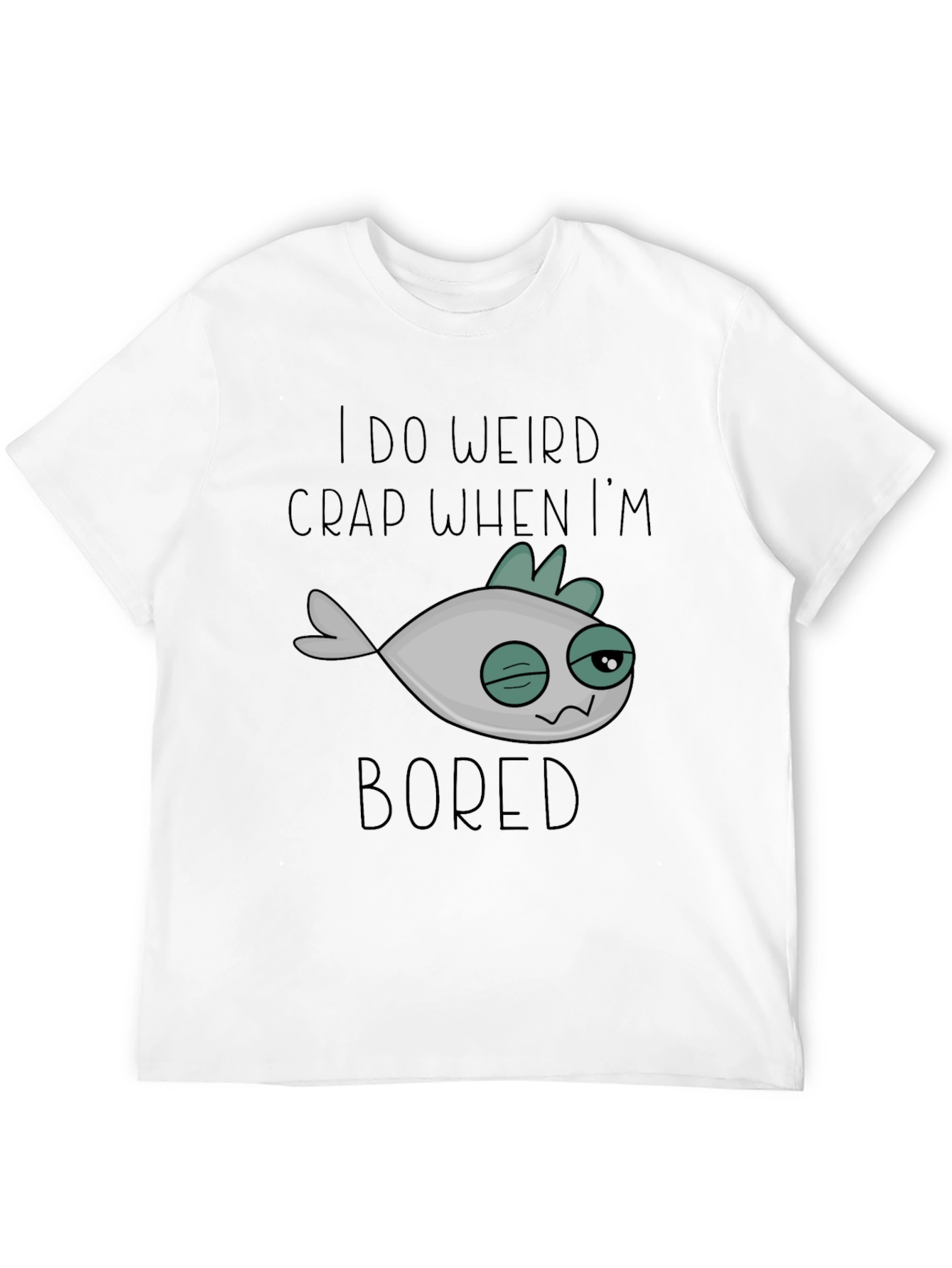 Weird Bored Fish Graphic Tee