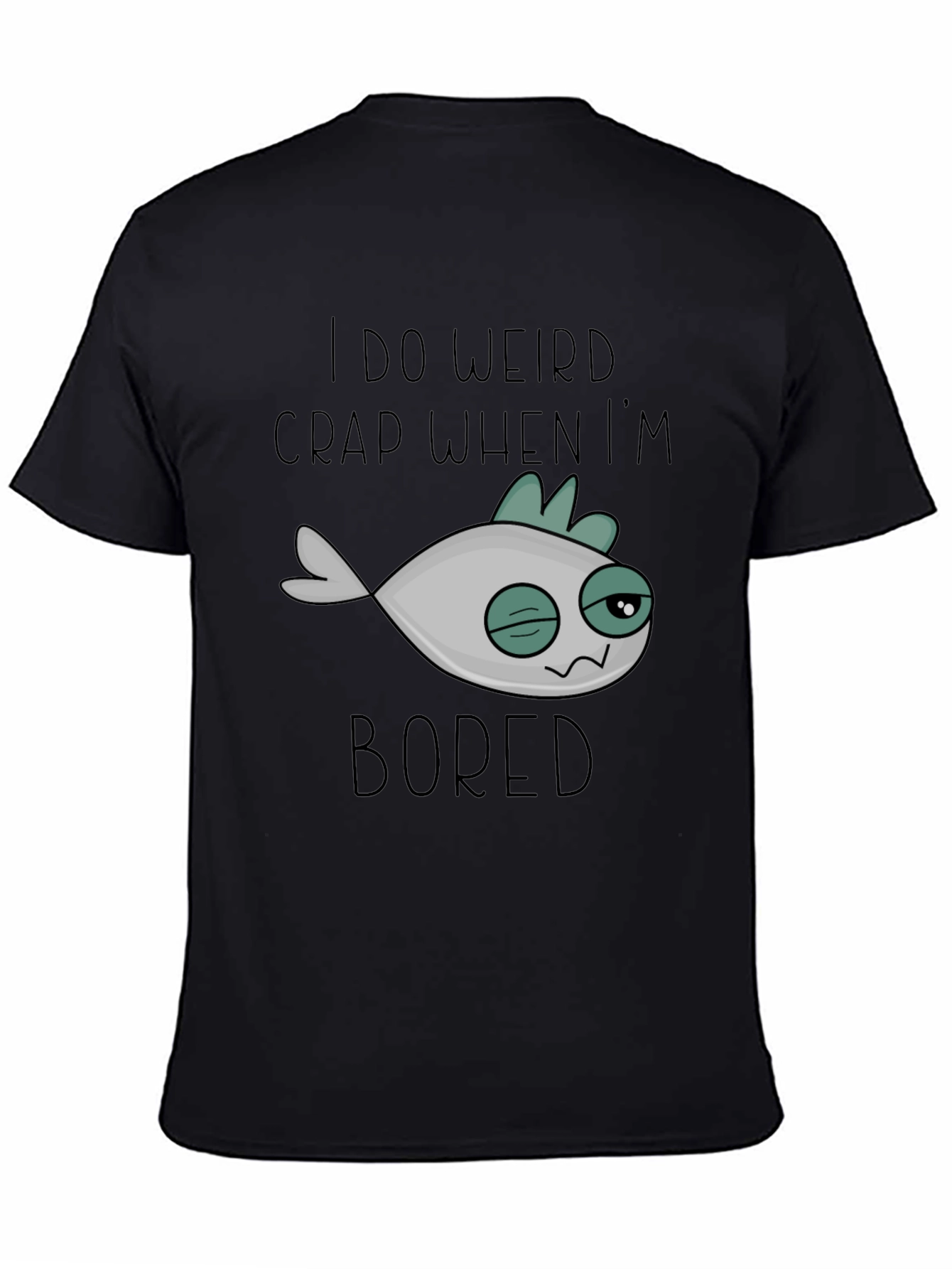 Weird Bored Fish Graphic Tee
