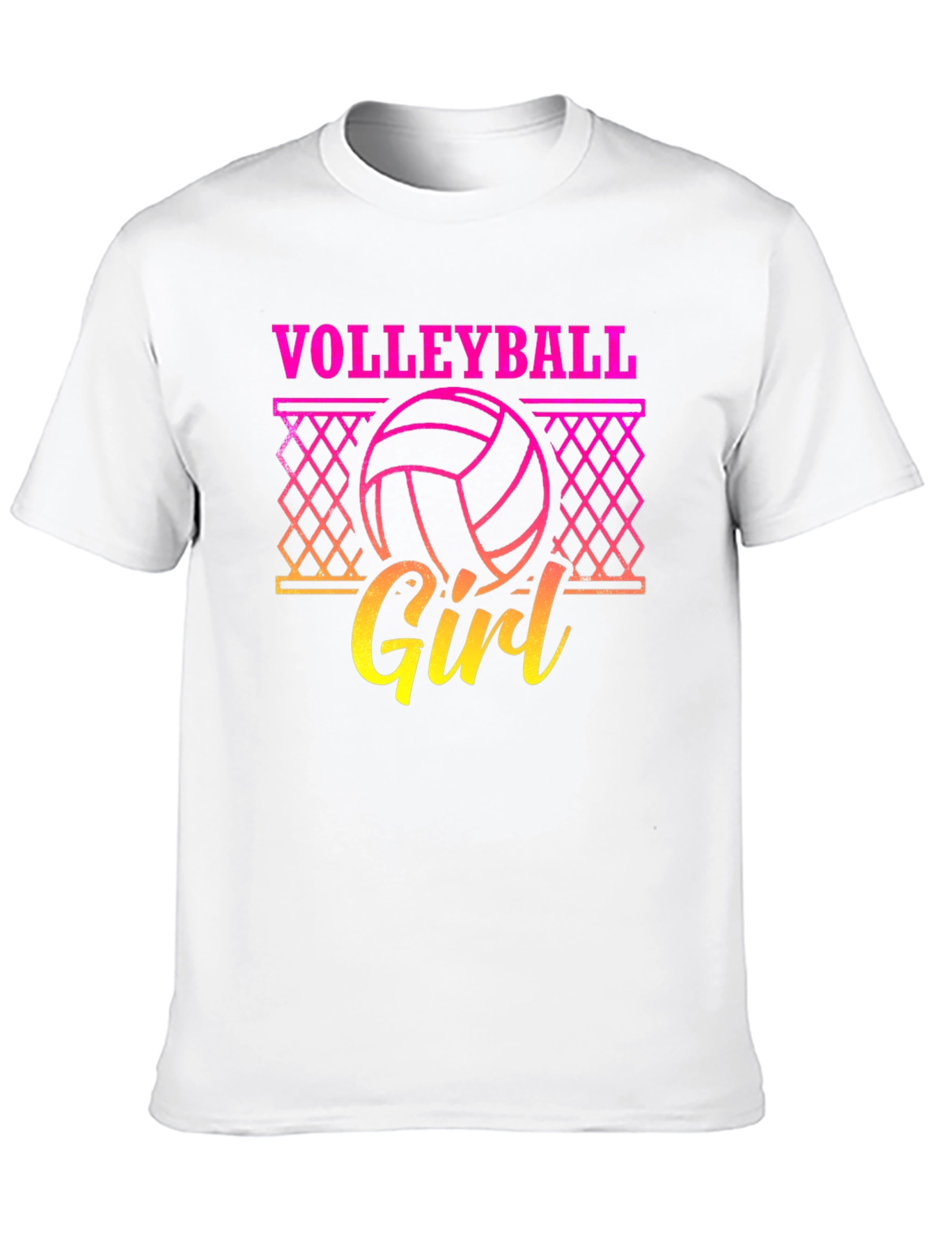 Volleyball Girl Graphic Tee - Sporty Comfort