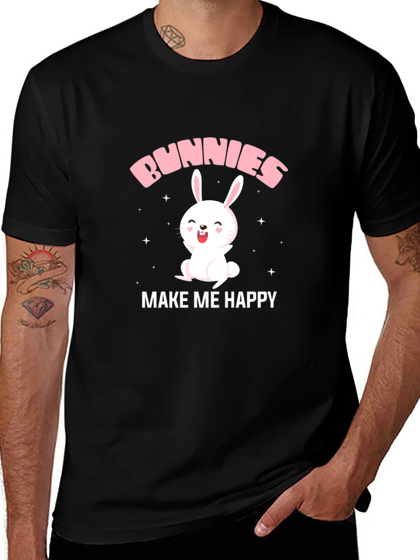 Bunnies Make Me Happy T-Shirt