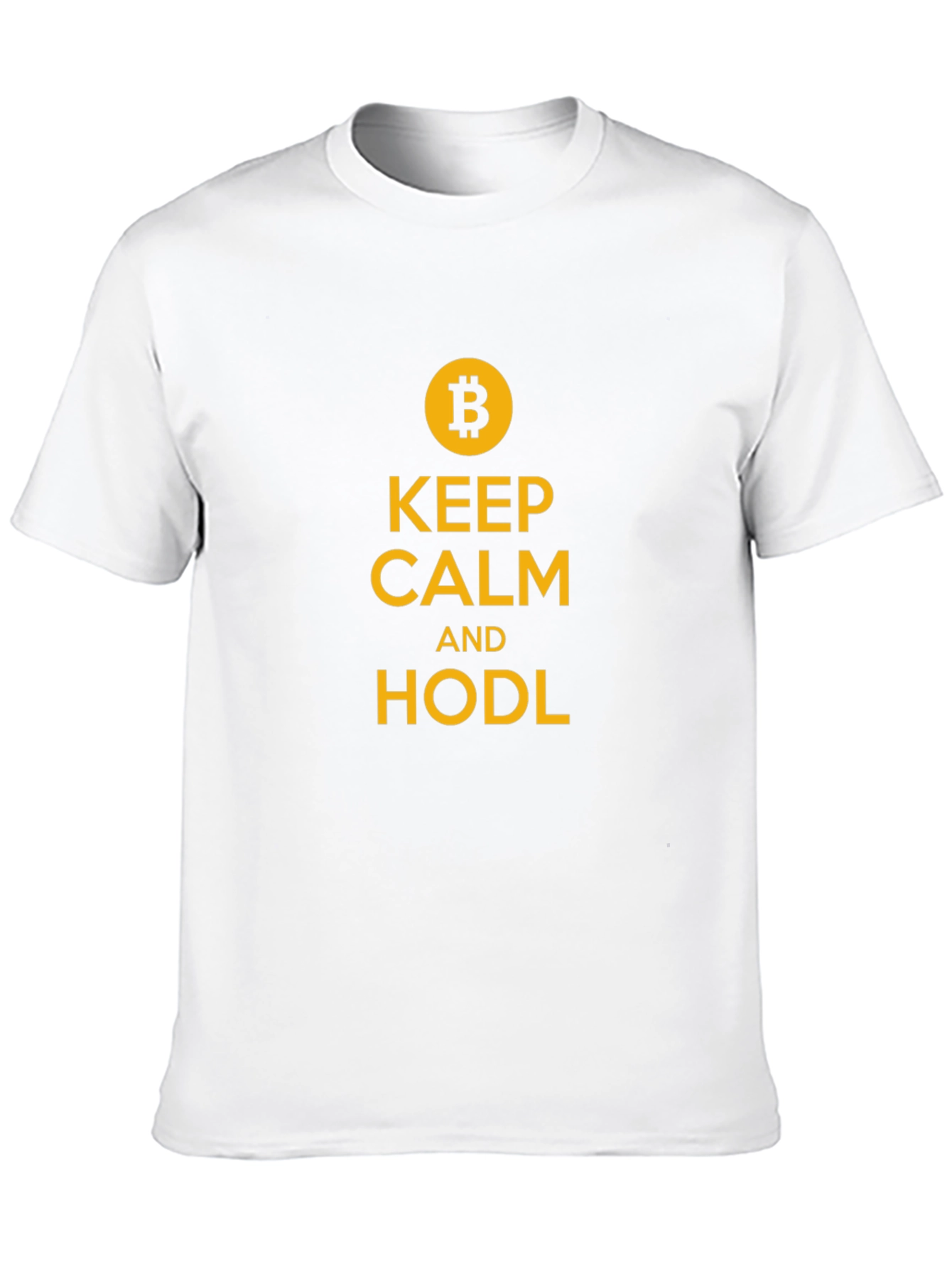 Keep Calm and HODL Bitcoin T-Shirt - Crypto Tee