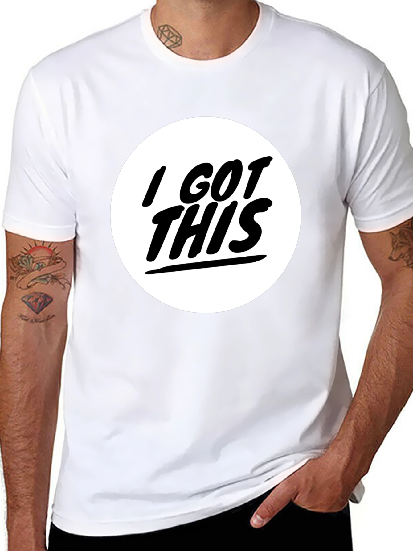 I GOT THIS T-Shirt - Graphic Tee Black Cotton