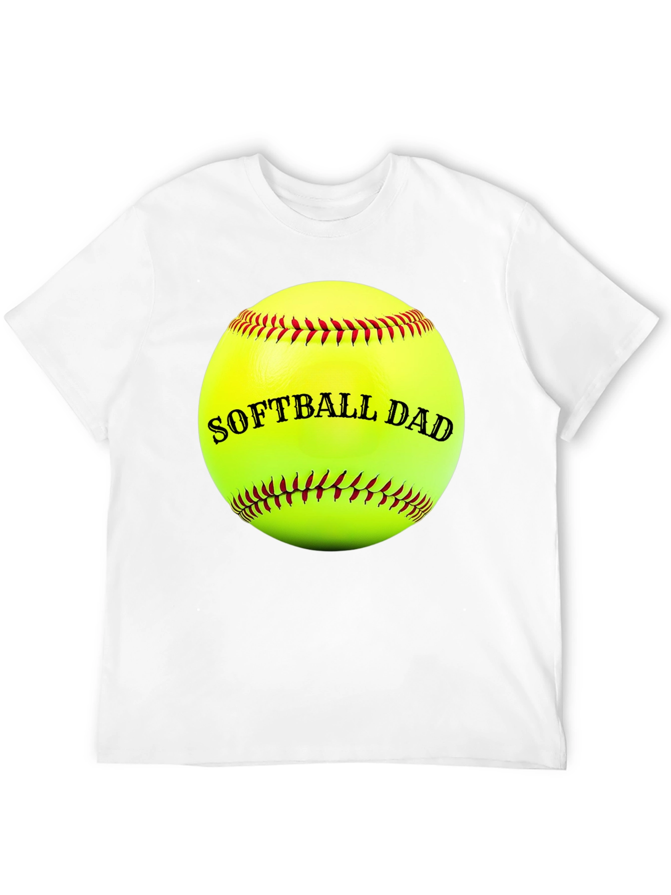 Softball Dad T-Shirt - Black Tee
