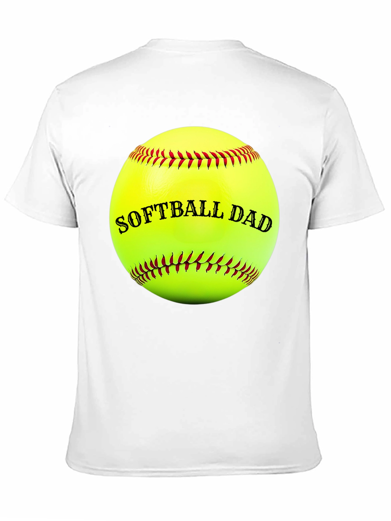 Softball Dad T-Shirt - Black Tee