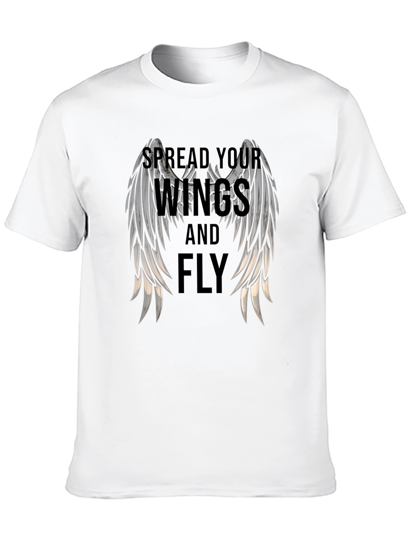 Spread Your Wings Black Graphic Tee