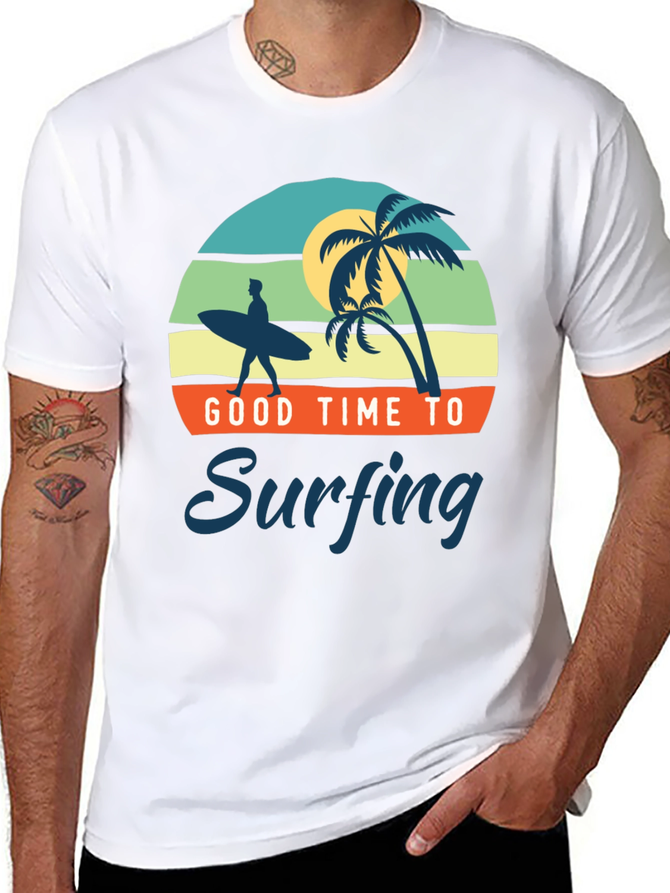 Good Time to Surfing Graphic Tee