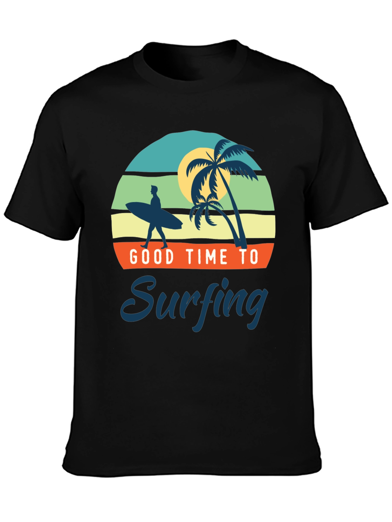 Good Time to Surfing Graphic Tee