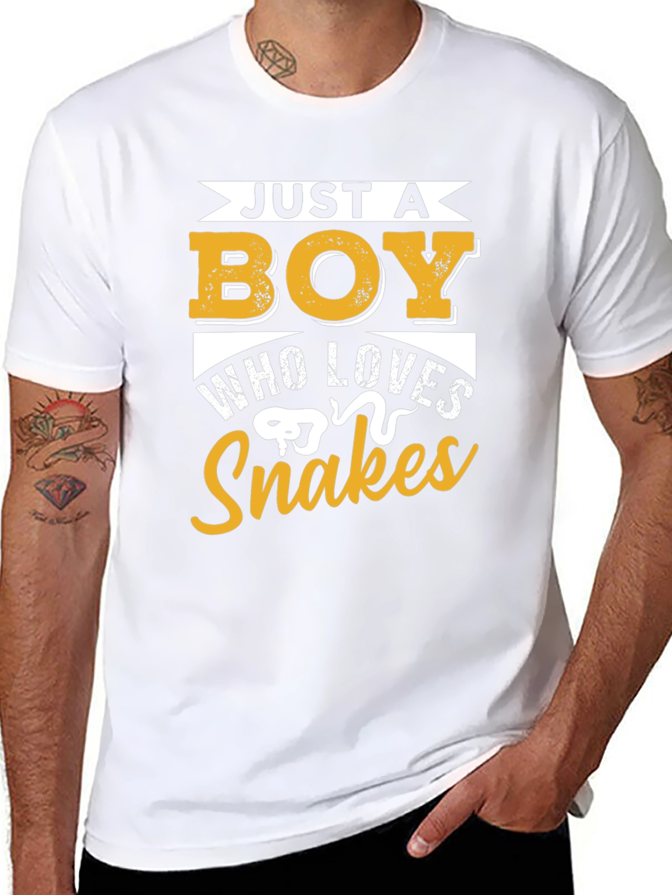 Just a Boy Who Loves Snakes T-Shirt