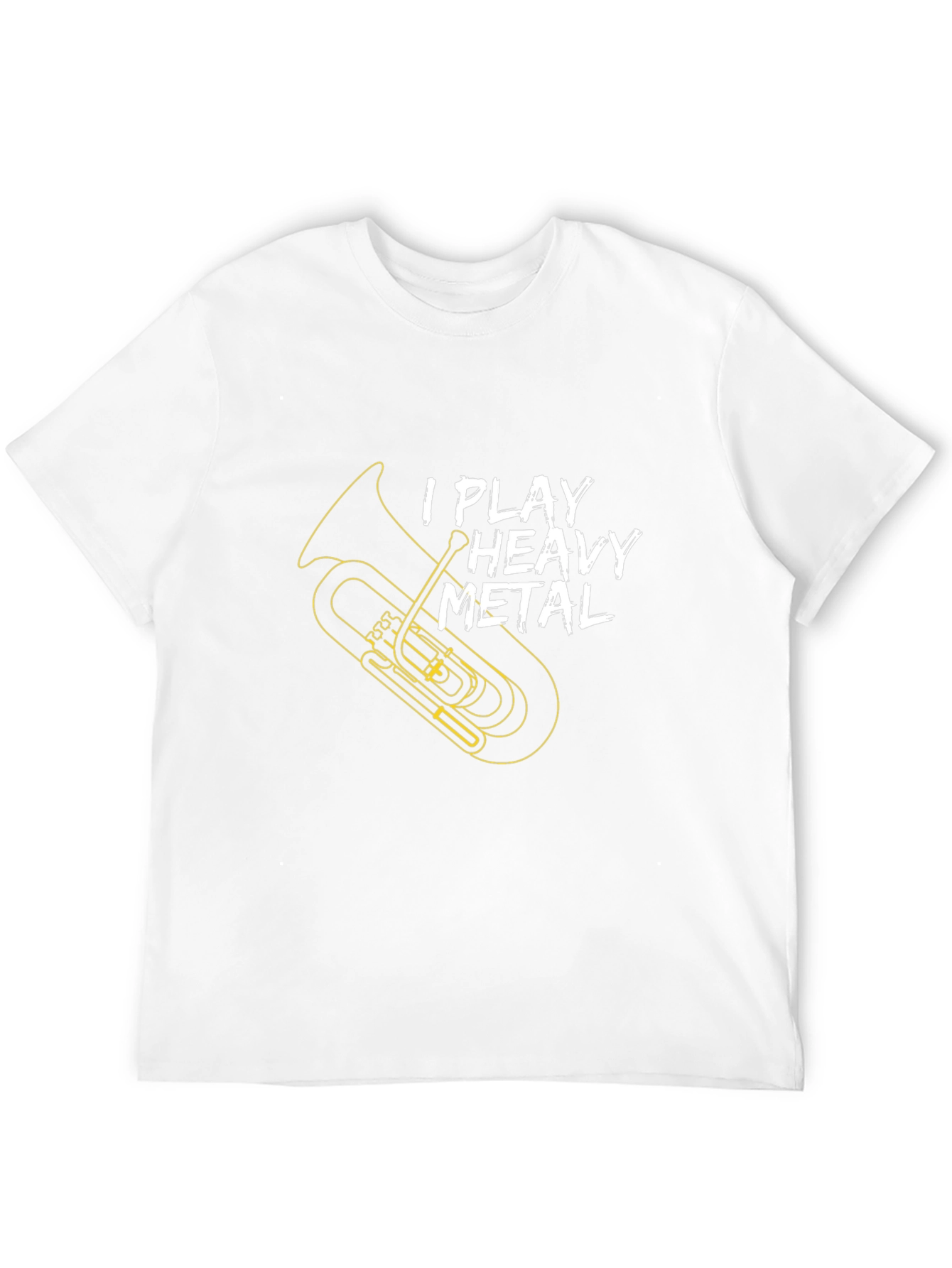 Heavy Metal Tuba Player Black T-Shirt