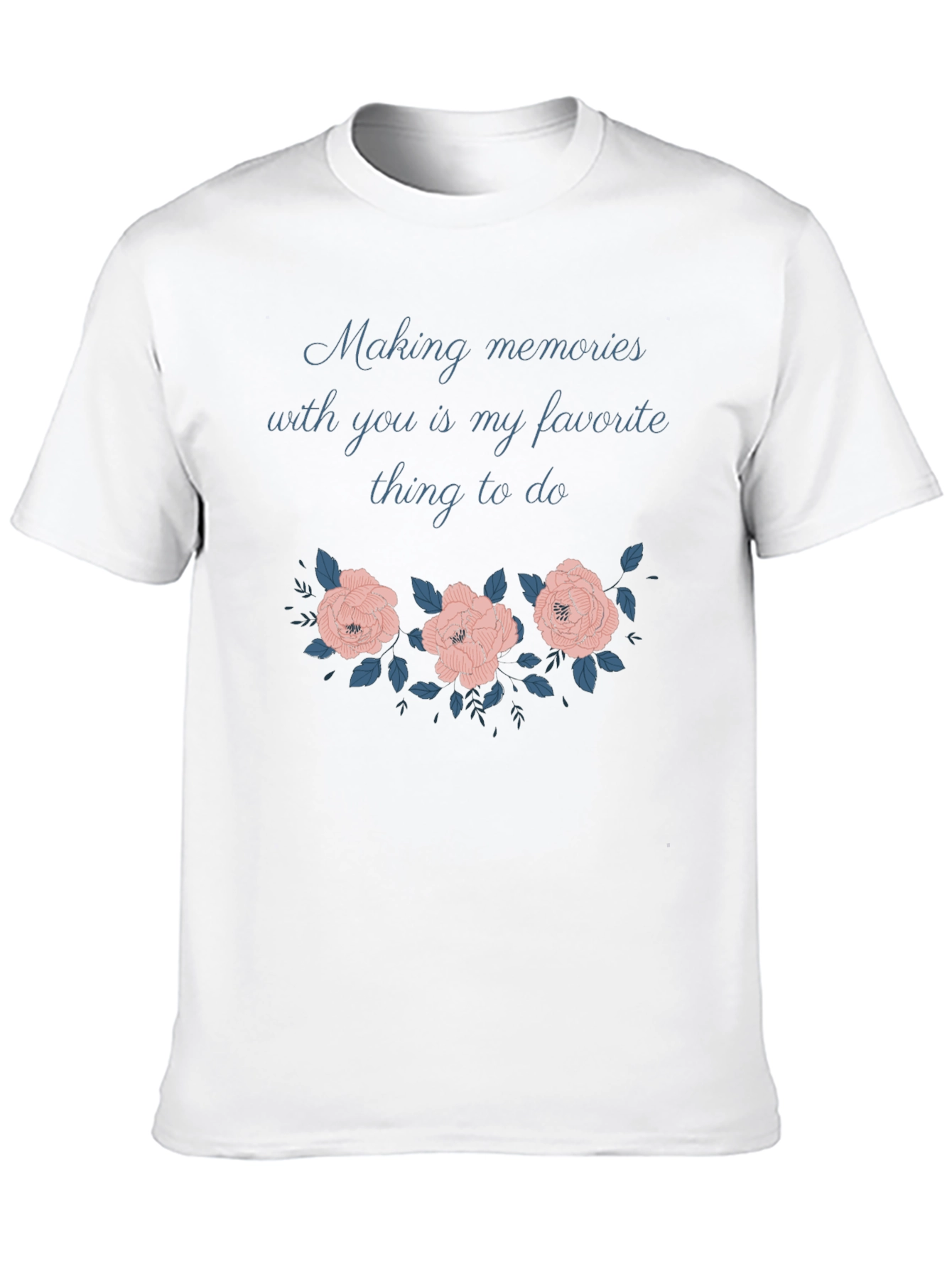 Making Memories Floral Graphic Tee - Unisex