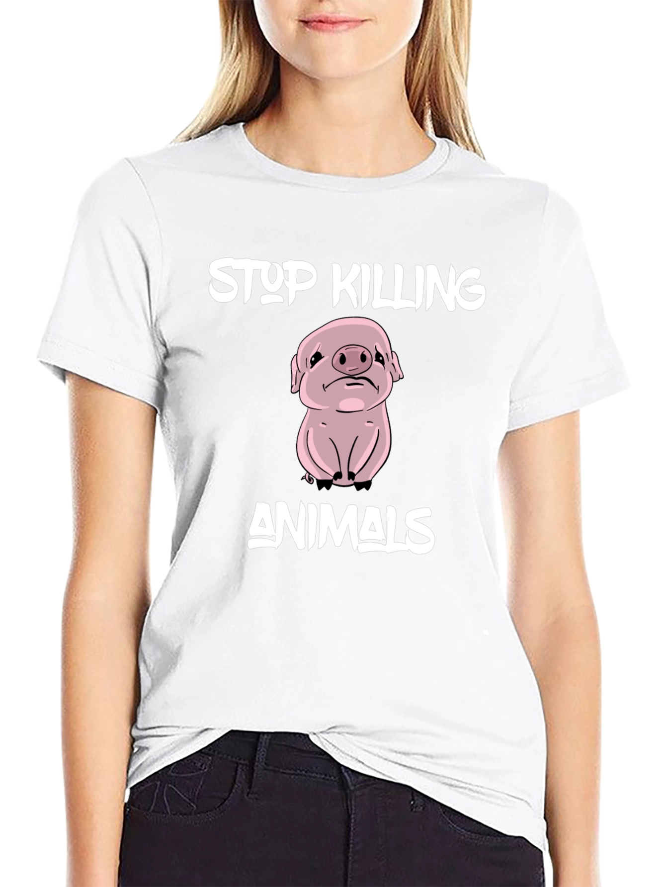 Stop Killing Animals Vegan T-Shirt
