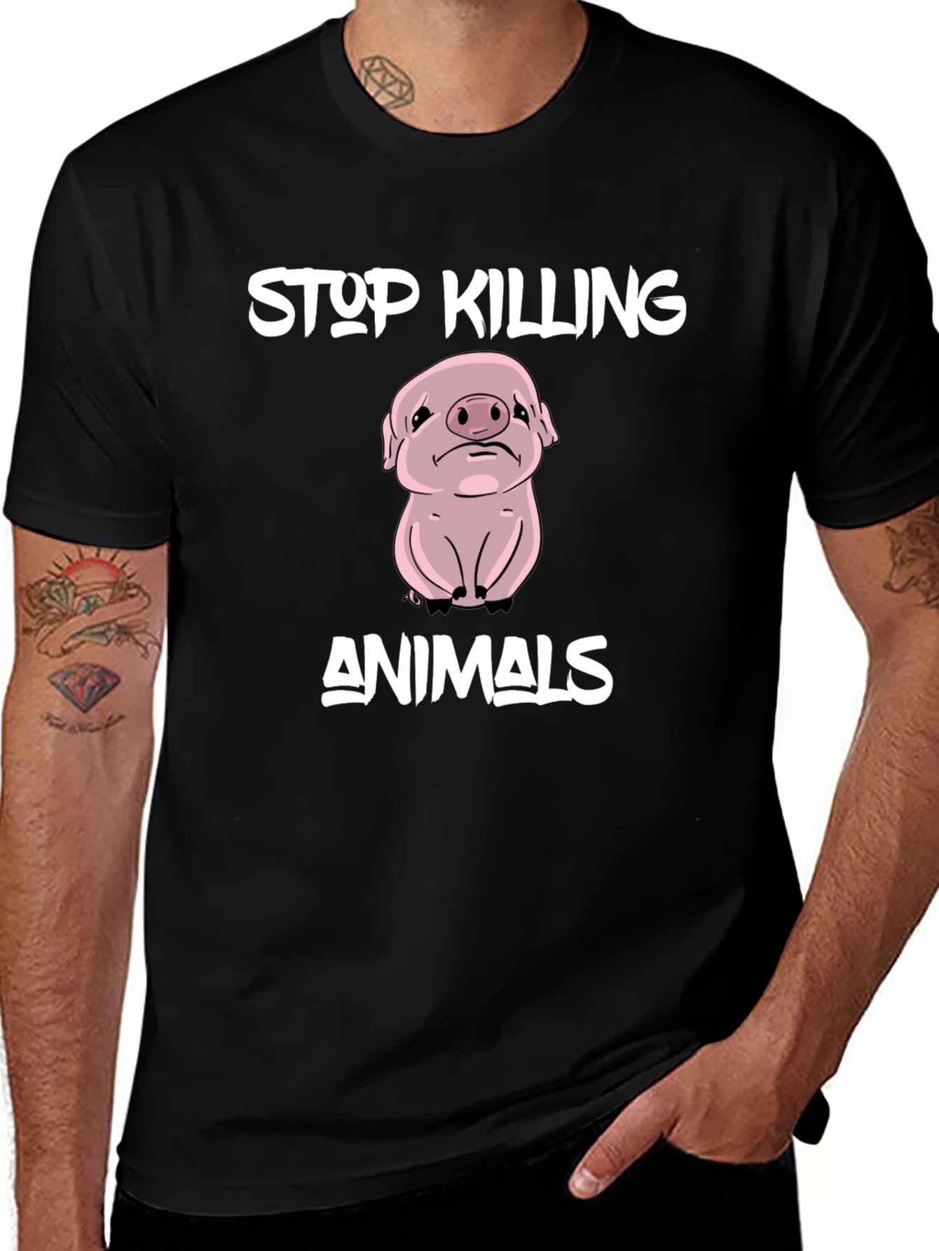 Stop Killing Animals Vegan T-Shirt