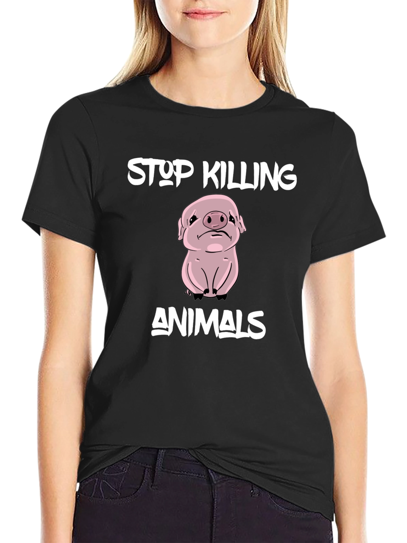 Stop Killing Animals Vegan T-Shirt