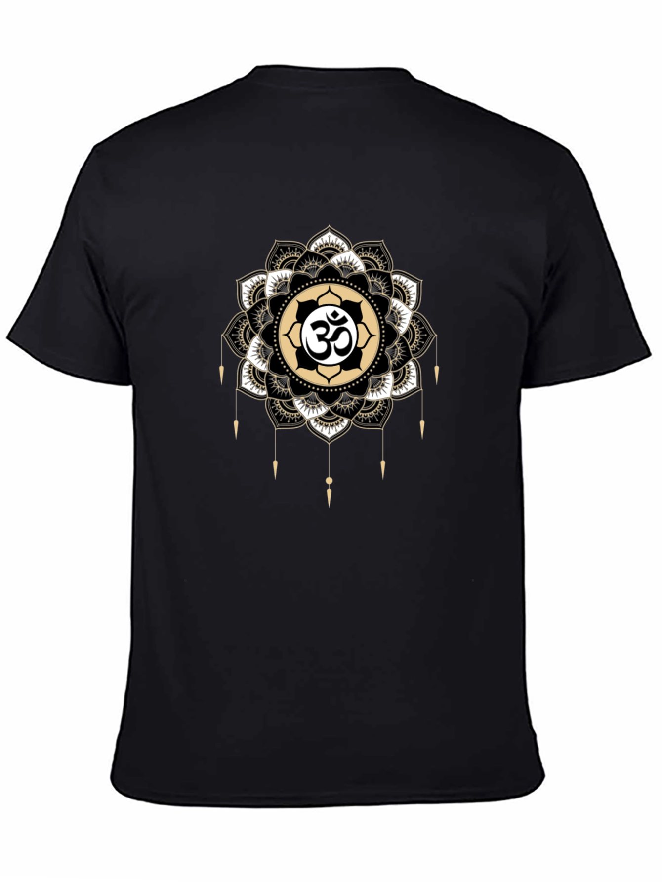Om Mandala Graphic T-Shirt - Black