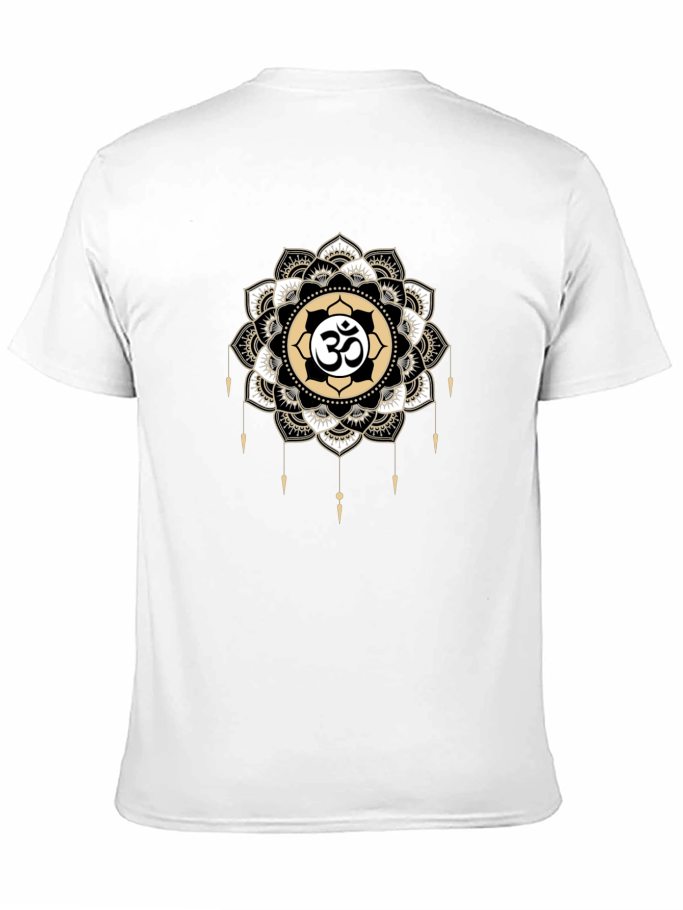 Om Mandala Graphic T-Shirt - Black