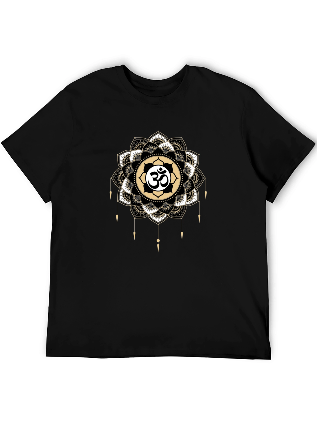 Om Mandala Graphic T-Shirt - Black