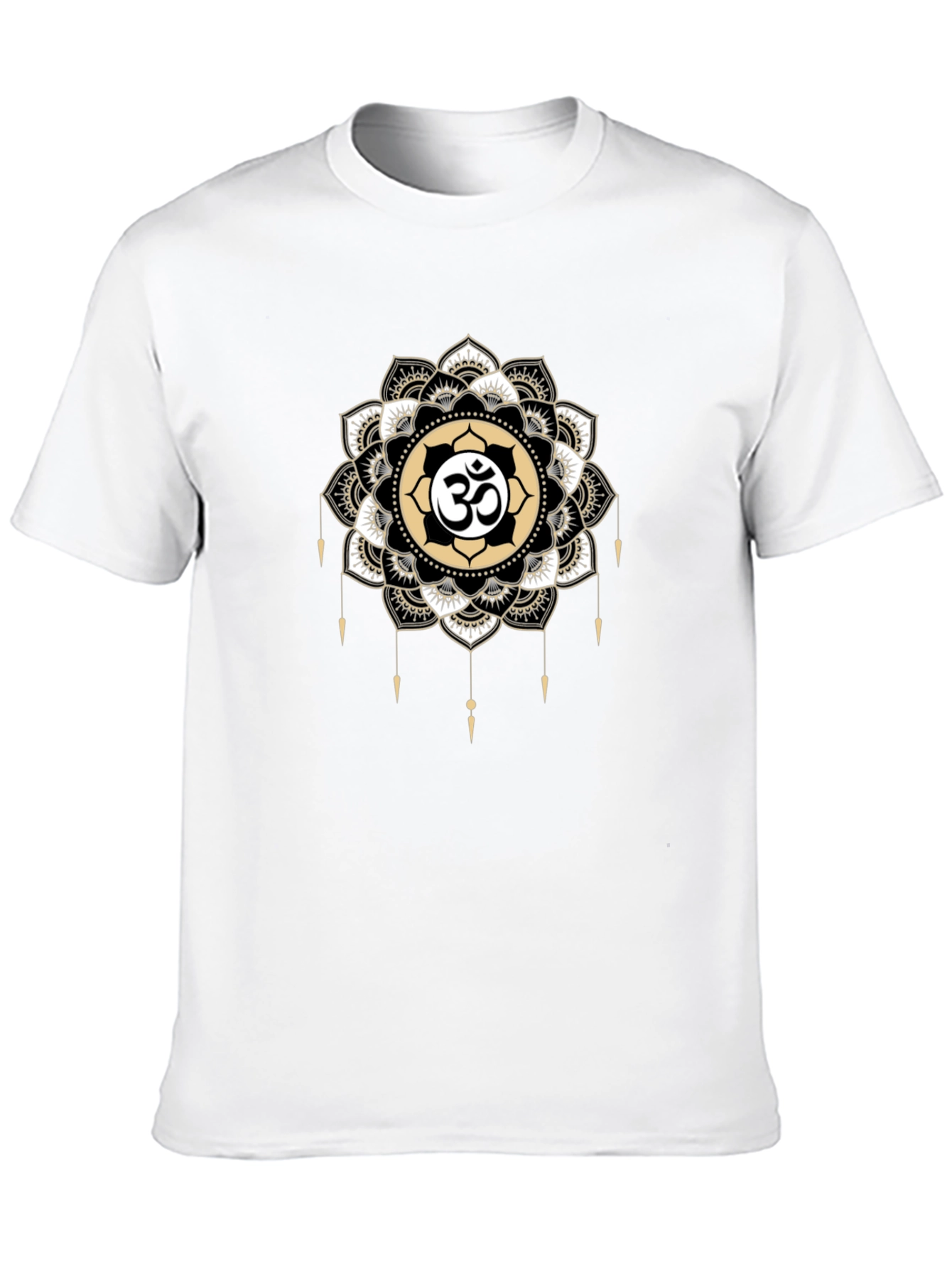 Om Mandala Graphic T-Shirt - Black