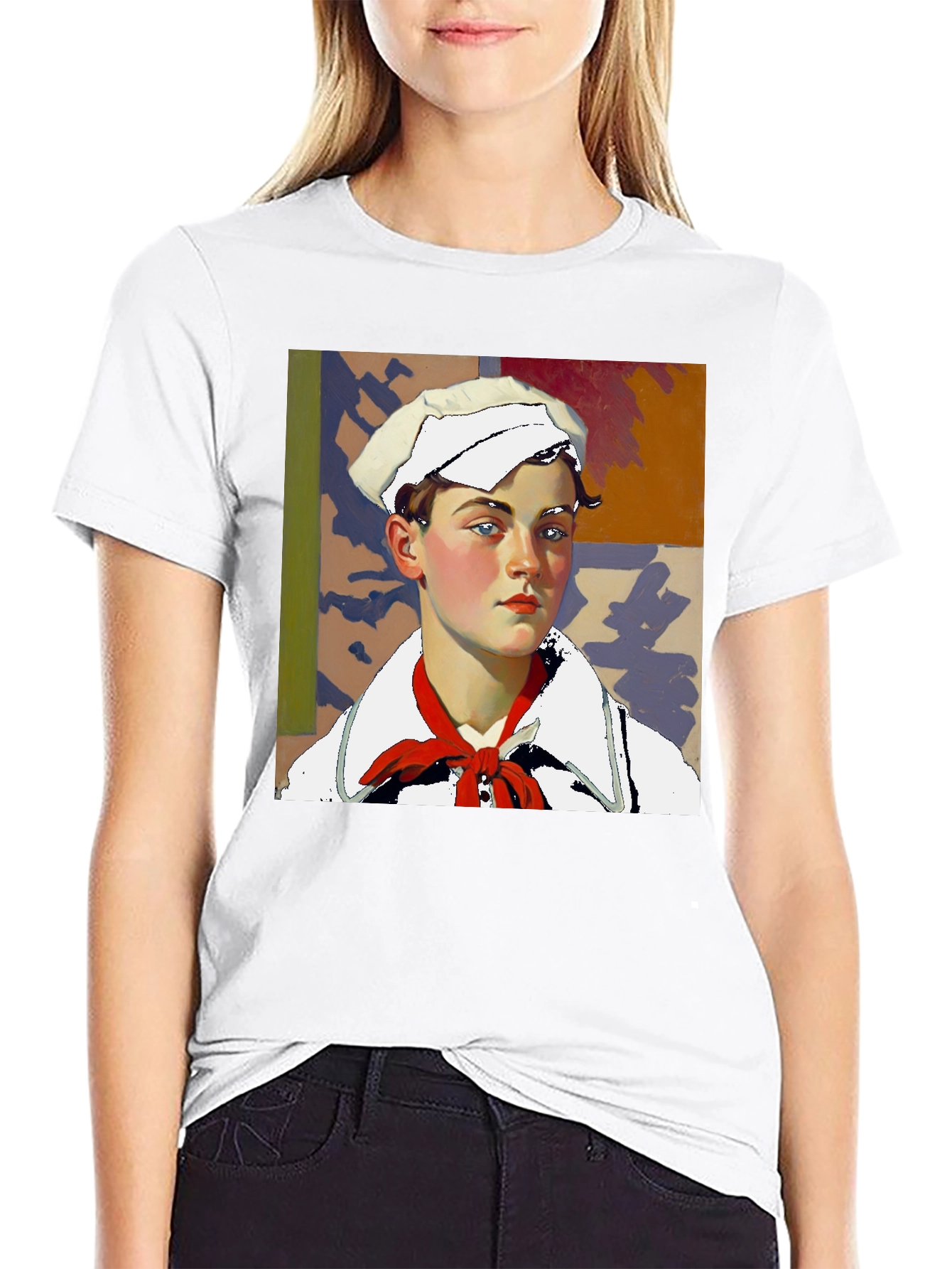 Sailor Portrait Tee - Unique Graphic Print