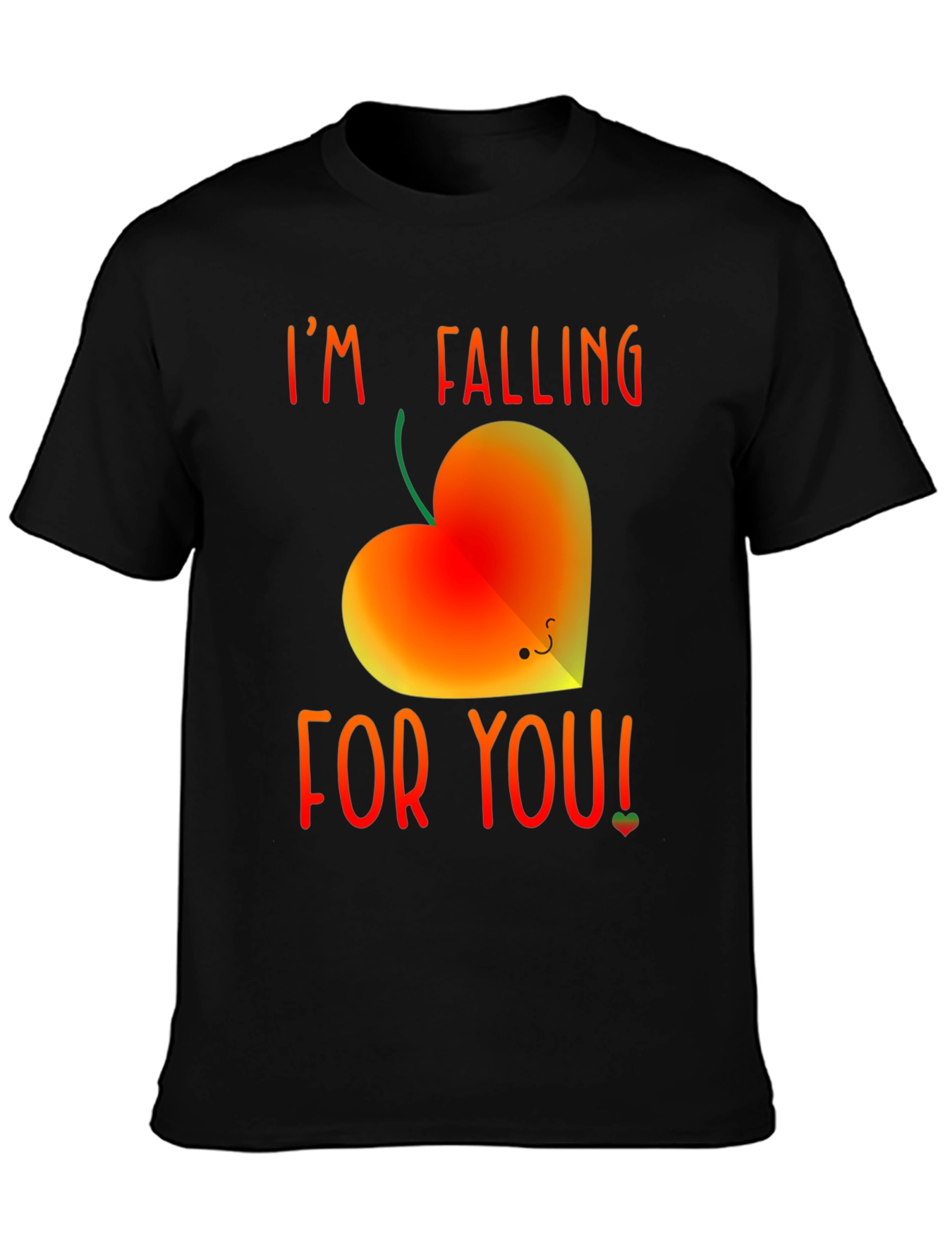 Falling For You Heart Graphic Tee