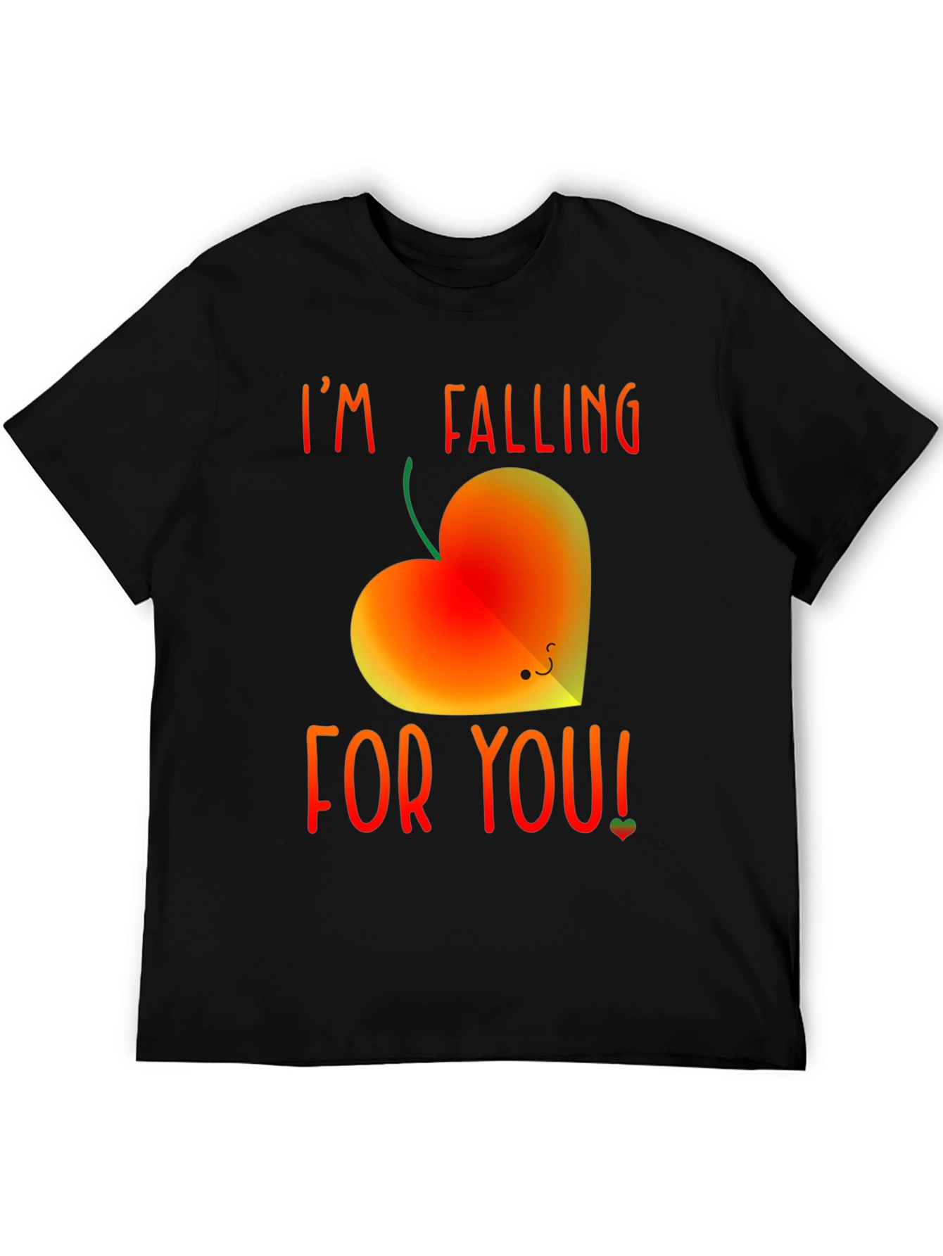 Falling For You Heart Graphic Tee