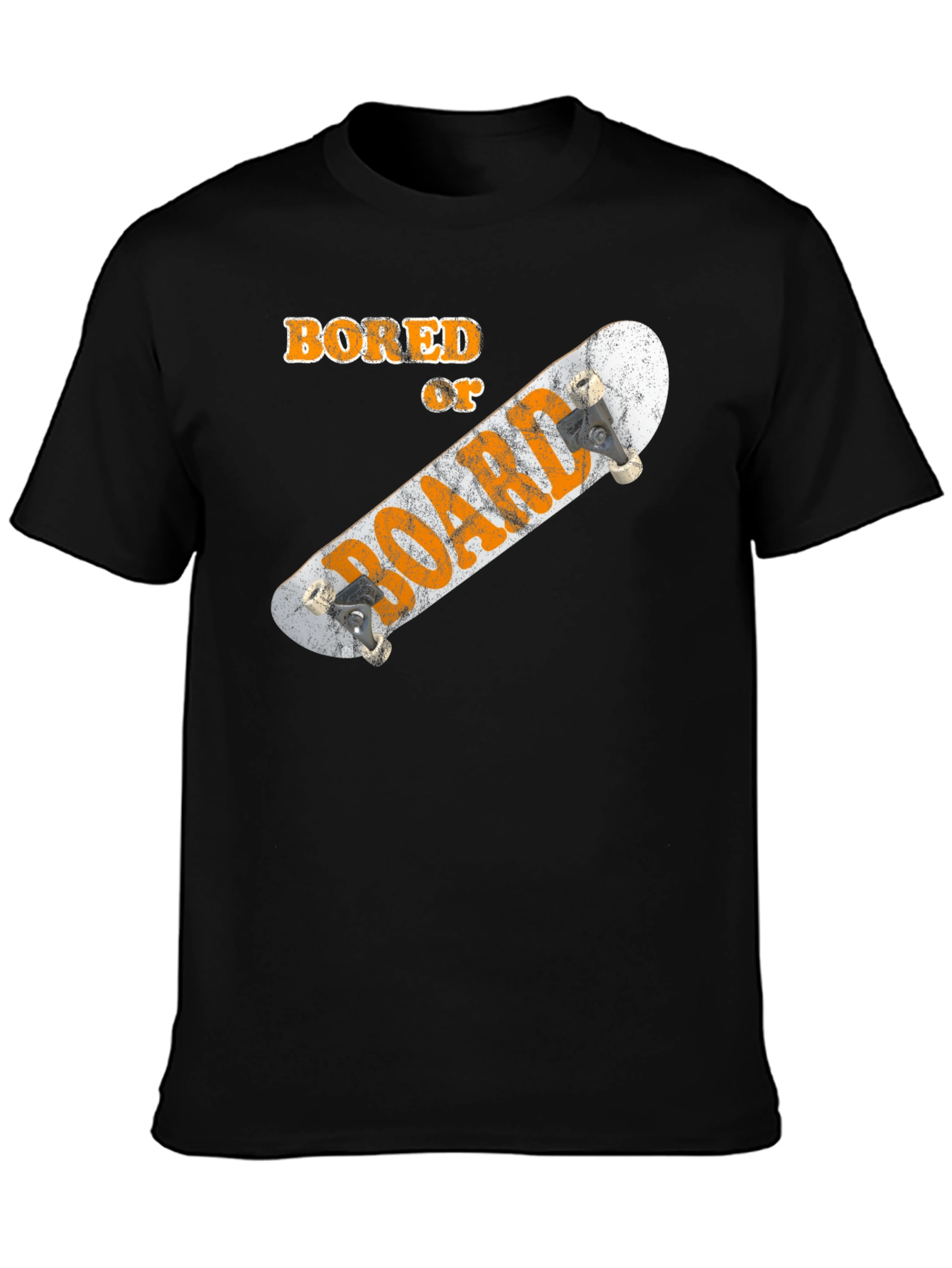 Bored of Boarding Mens Graphic T-Shirt