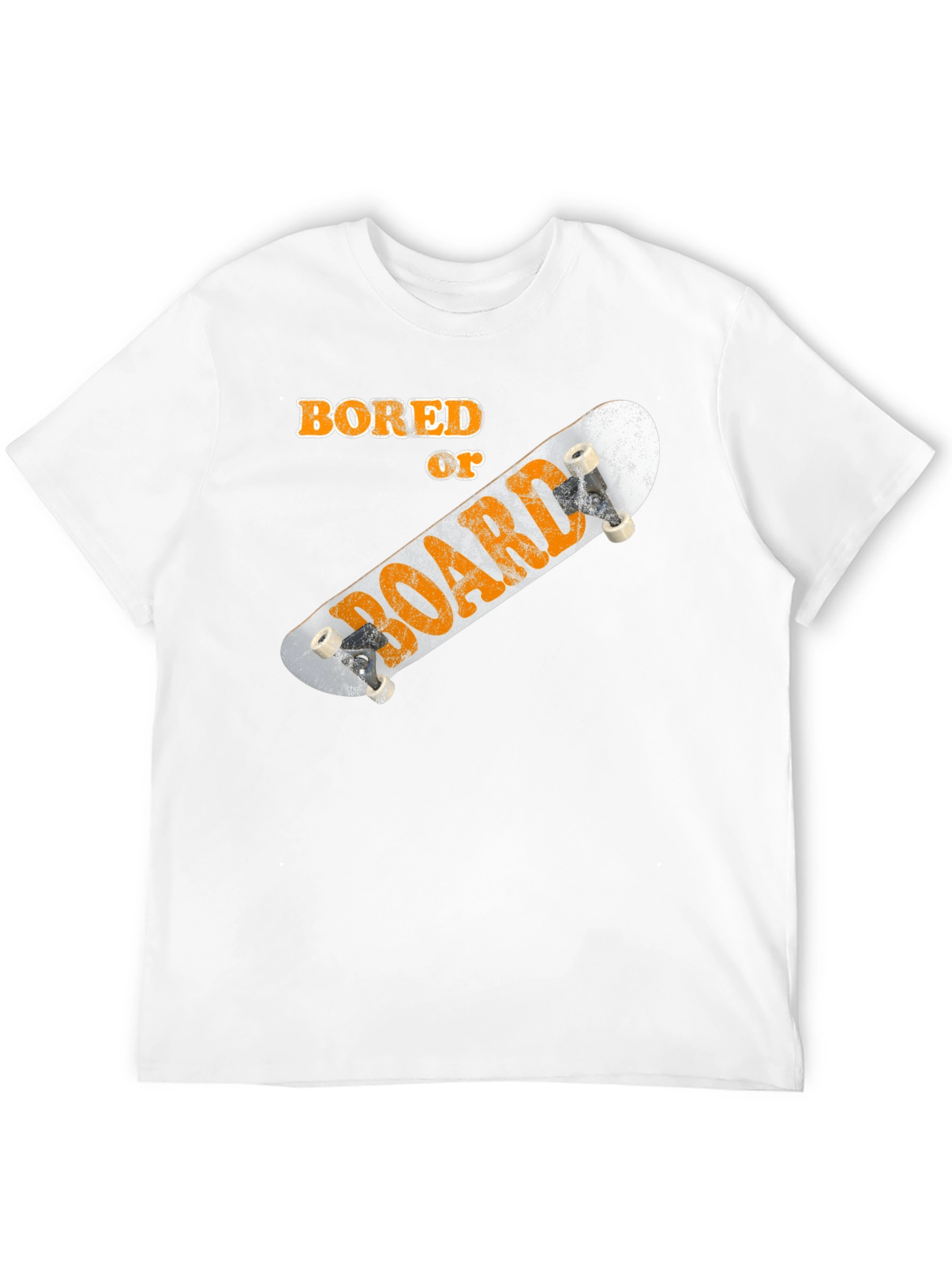 Bored of Boarding Mens Graphic T-Shirt